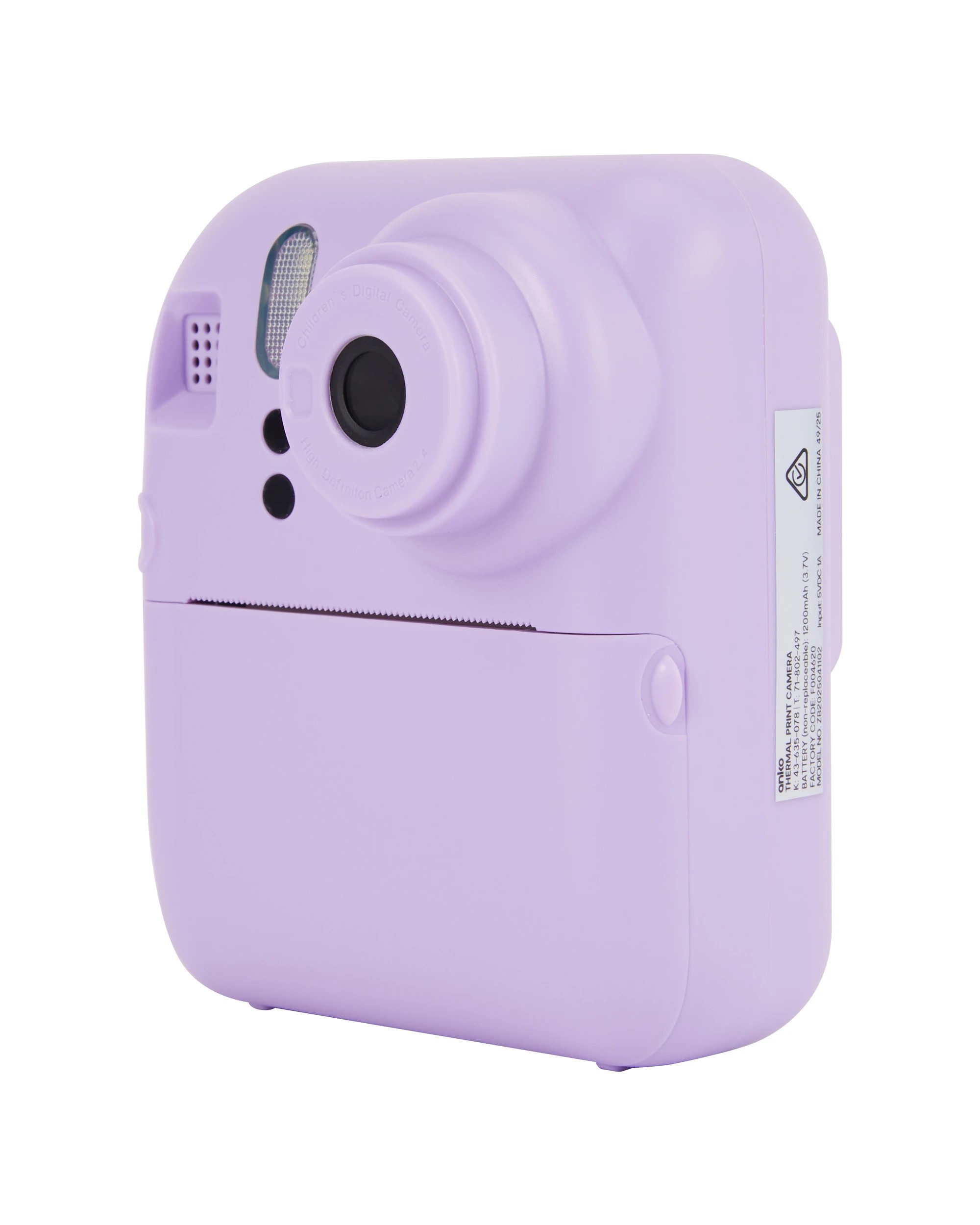 1 Thermal Print Camera - Lilac, 1 of 9