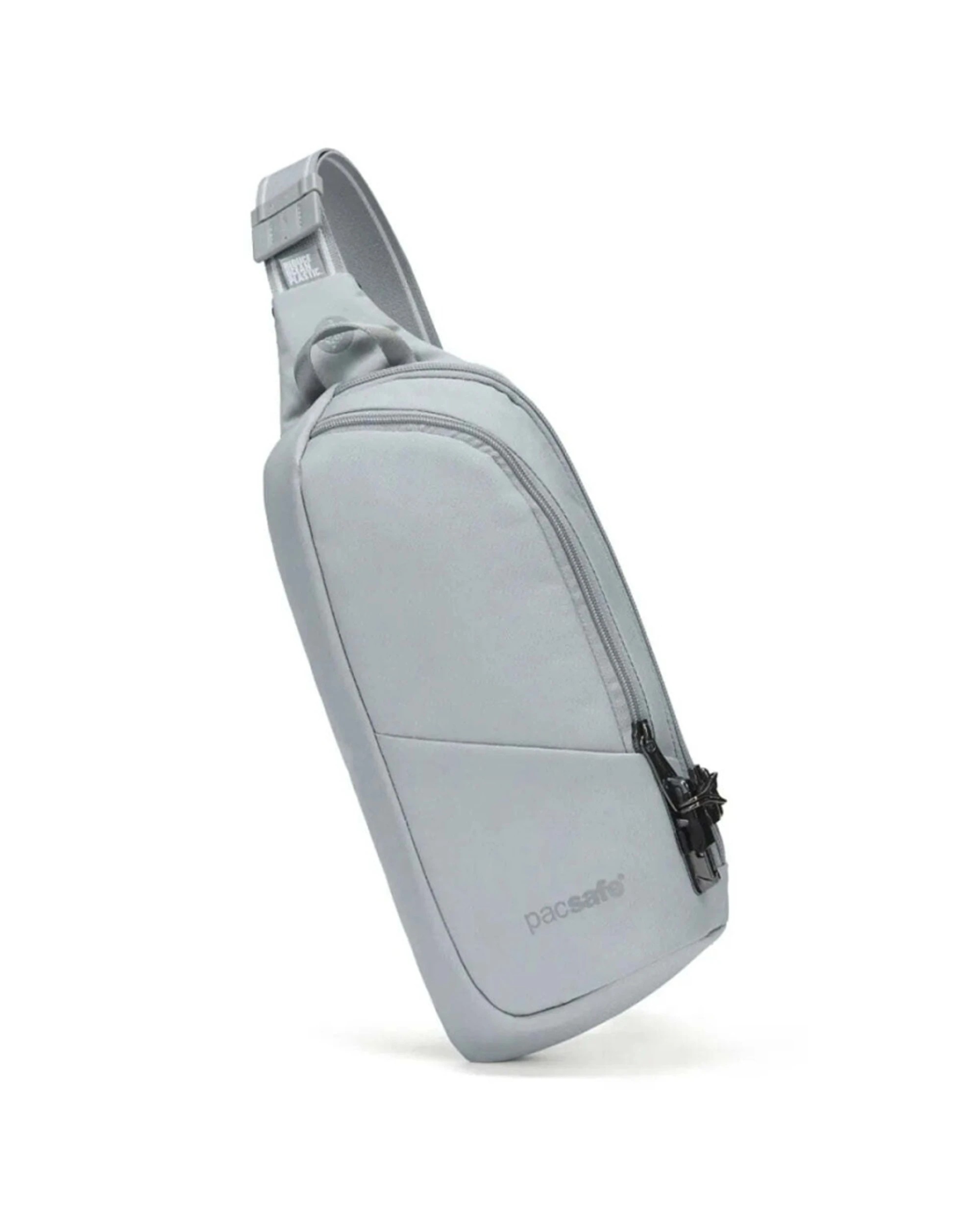 1 Pacsafe V Action Anti-Theft RFID Blocking Slashguard Sling Pack 2.5L Digital - Natural, 1 of 7