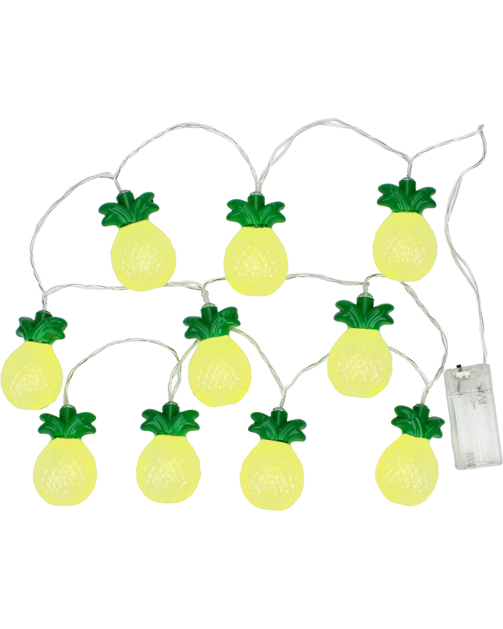 1 Party Maker Pineapple LED String Lights - Yellow, 1 of 3