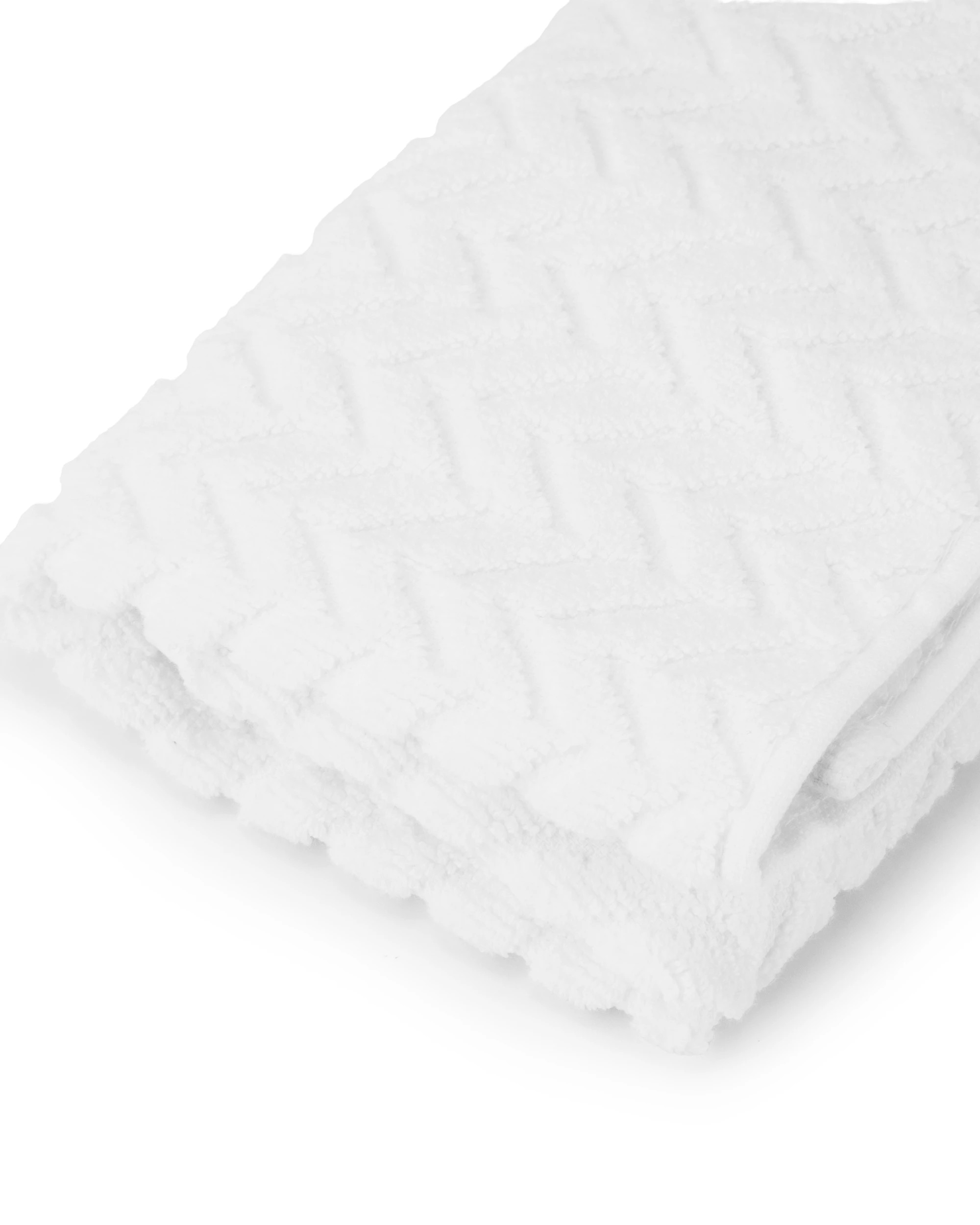 4 Chevron Cotton Hand Towel - White, 4 of 6