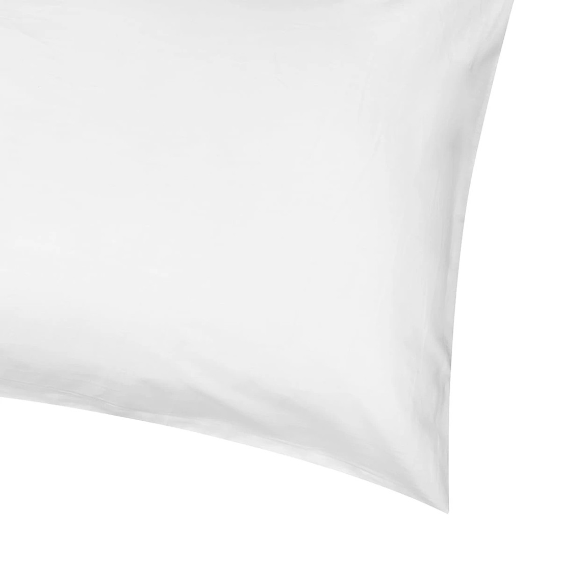 3 250 Thread Count Cotton Rich Standard Pillowcase - White, 3 of 5