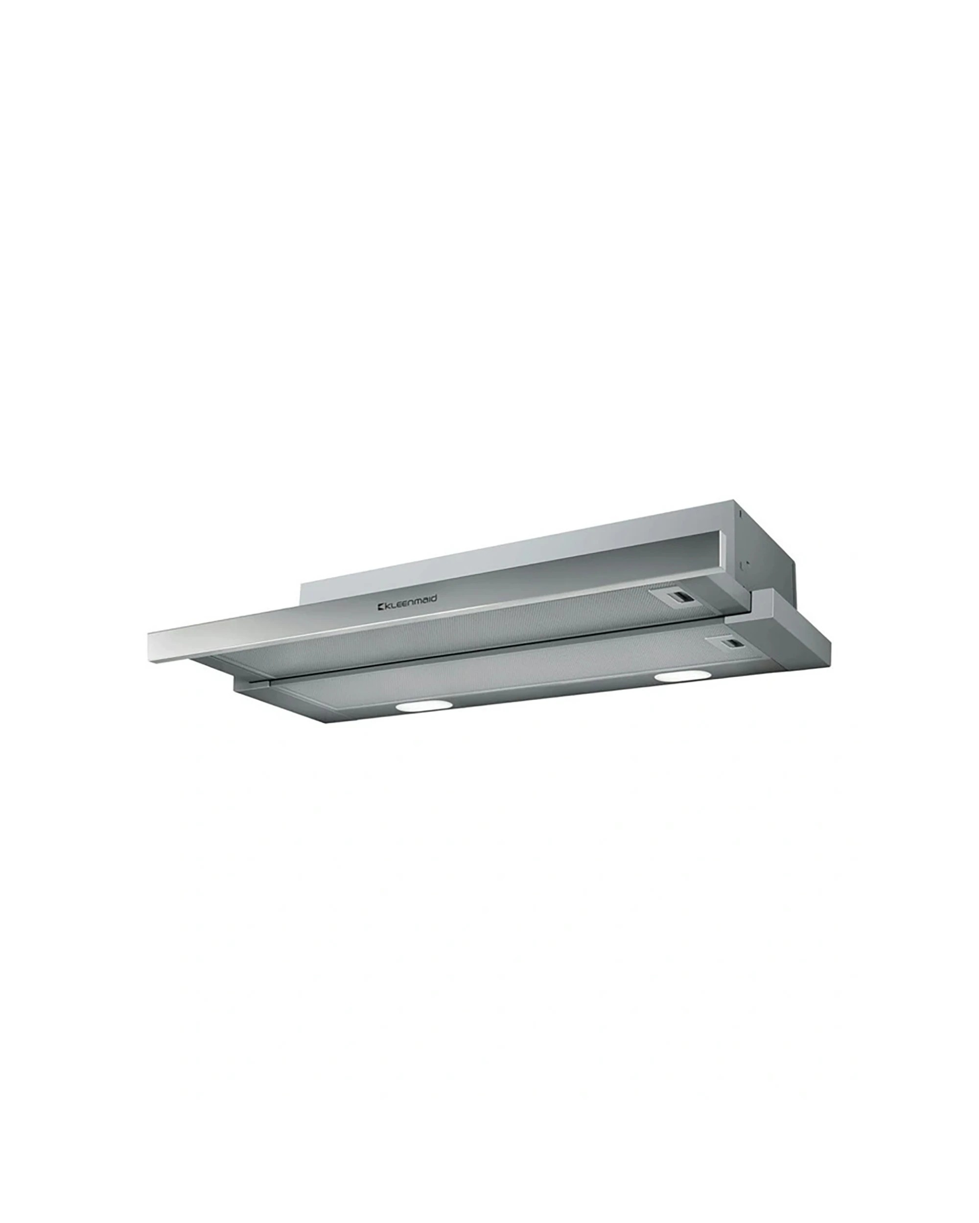 1 Kleenmaid Slide Out Rangehood Recirculating Venting 90cm Kitchen Exhaust - Silver, 1 of 2
