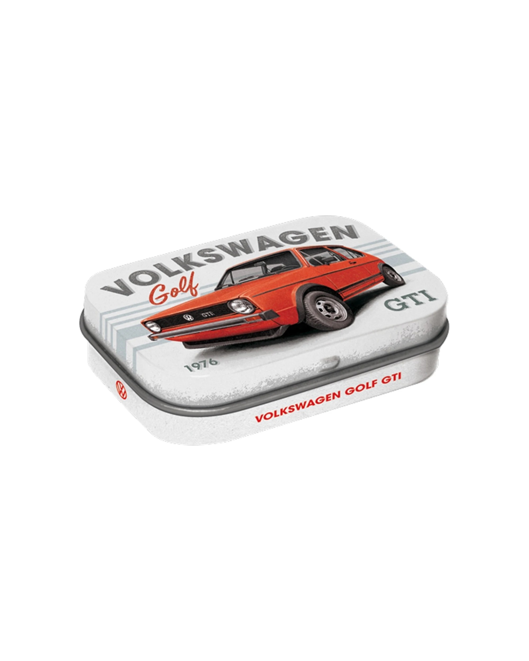 Nostalgic-Art 4PK Pocket Box with Mints - VW Gold GTI 1976 - Silver - Kmart