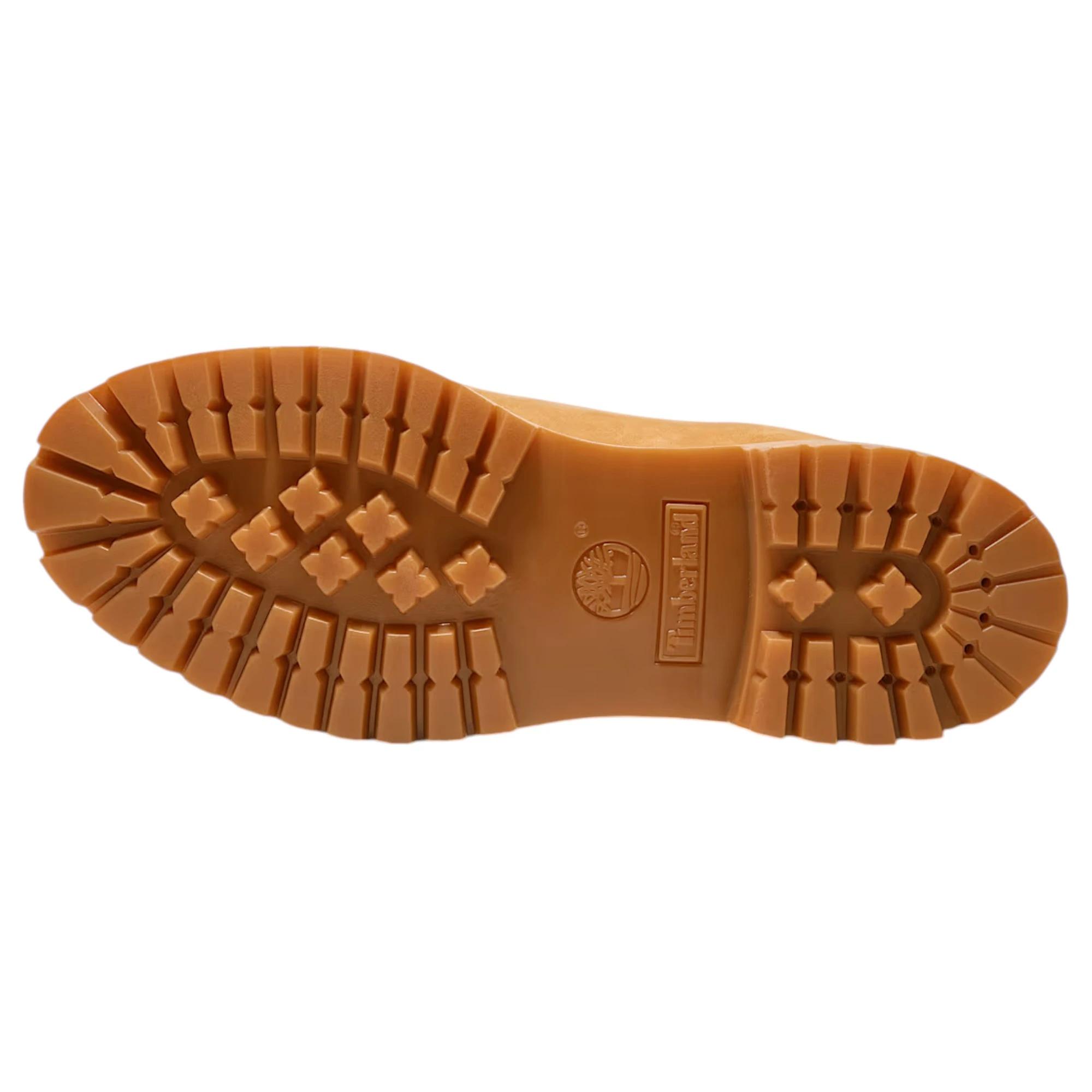7 Timberland Mens 6-Inch Premium Waterproof Nubuck Wide Boot WHEAT, 7 of 7