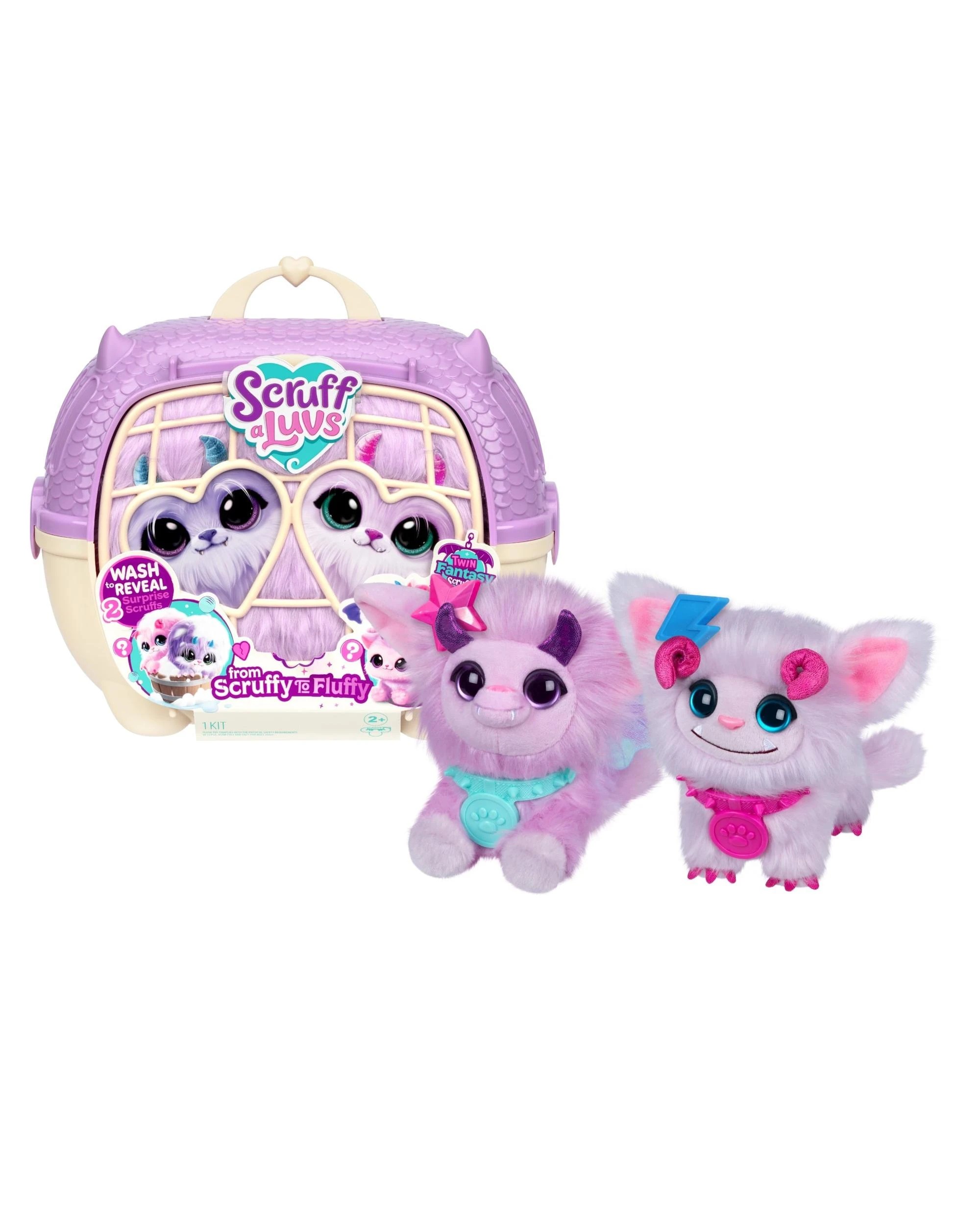 4 Little Live Pets Scruff-A-Luvs Twin Fantasy Scruffs Plush, 4 of 10