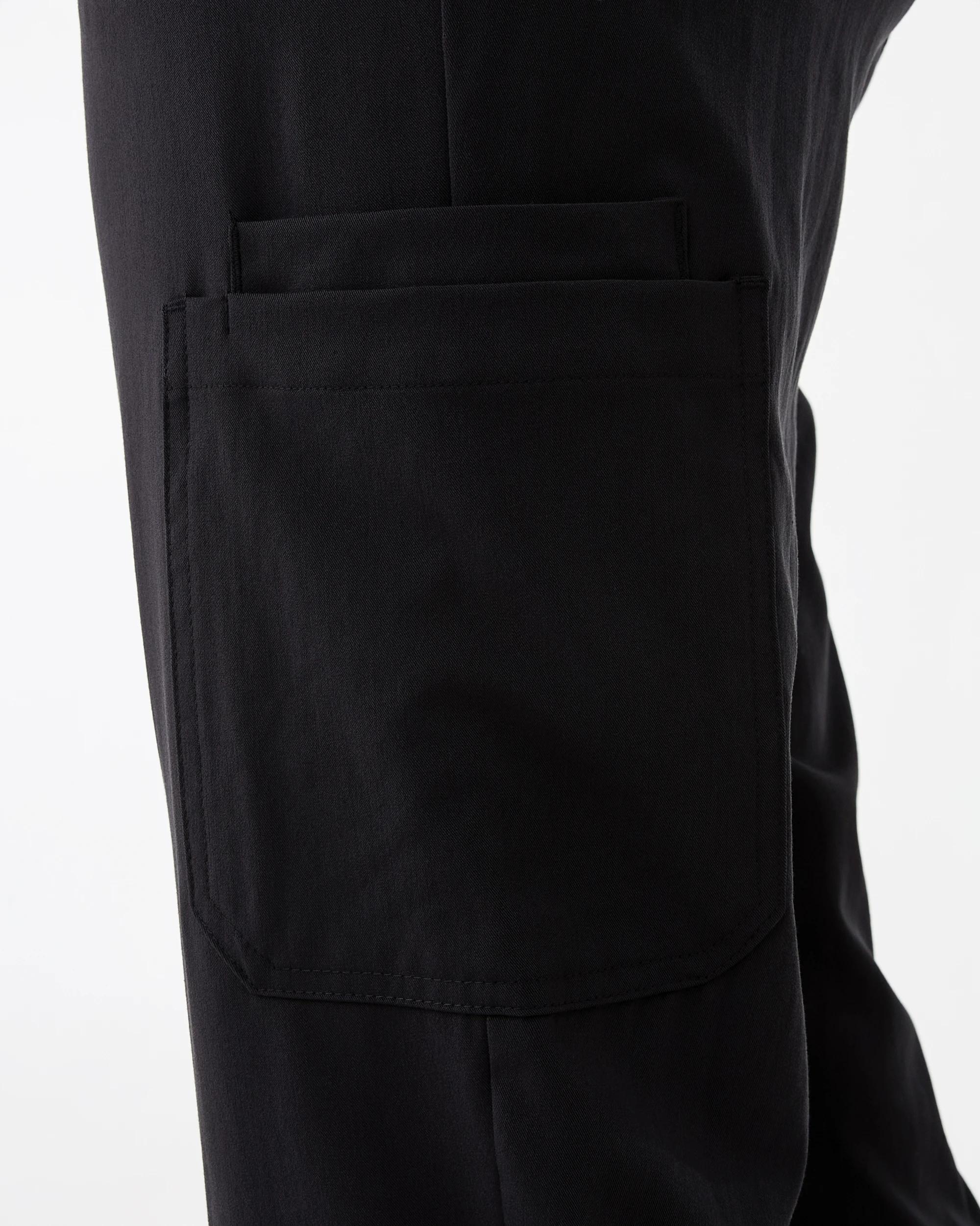 7 Workwear Scrub Cargo Pants Black, 7 of 7