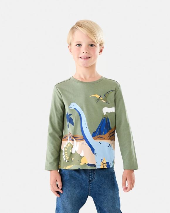 Long Sleeve Print T-shirt