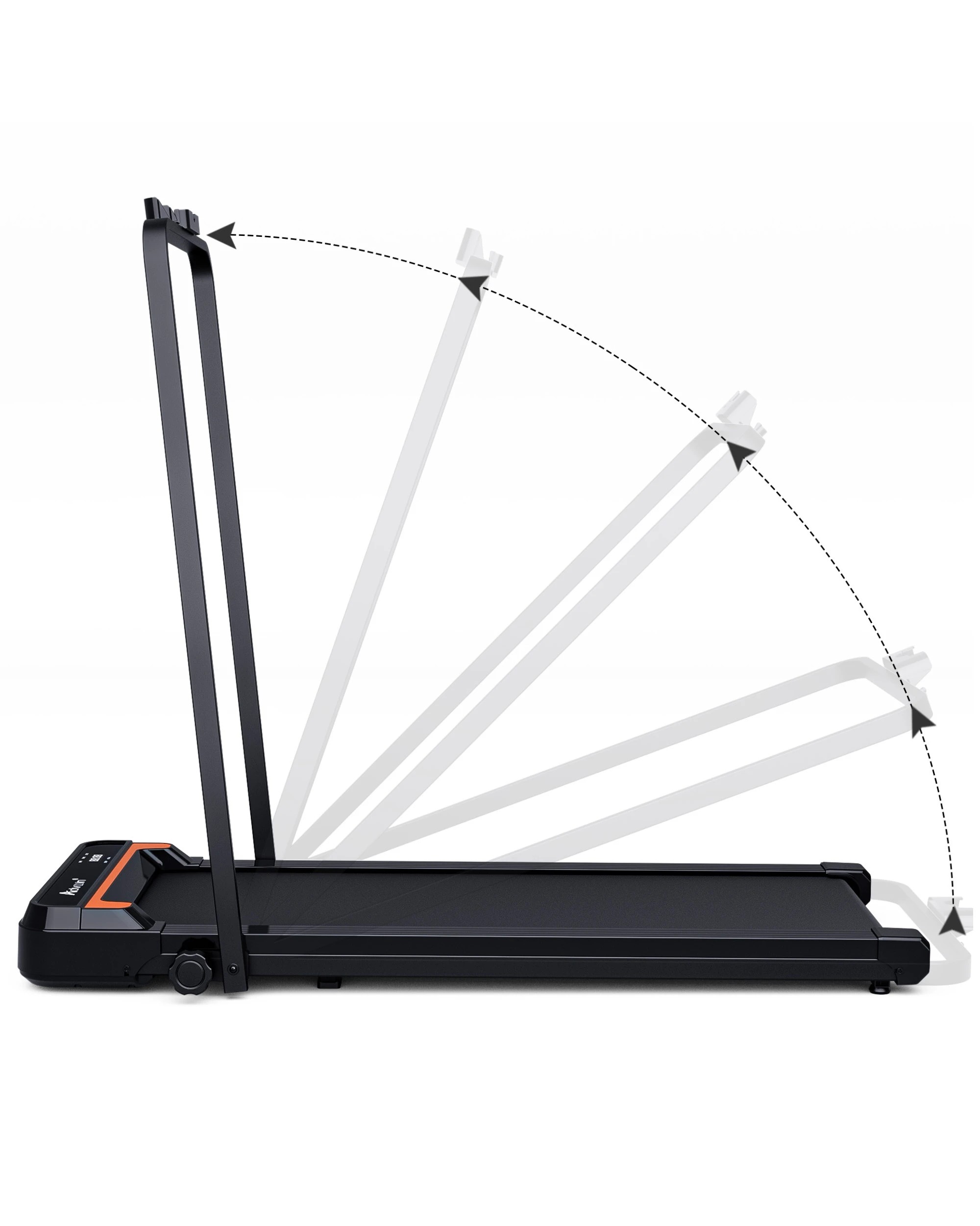 2 Advwin Electric Treadmill Walking Pad with Handle Black - Black, 2 of 7