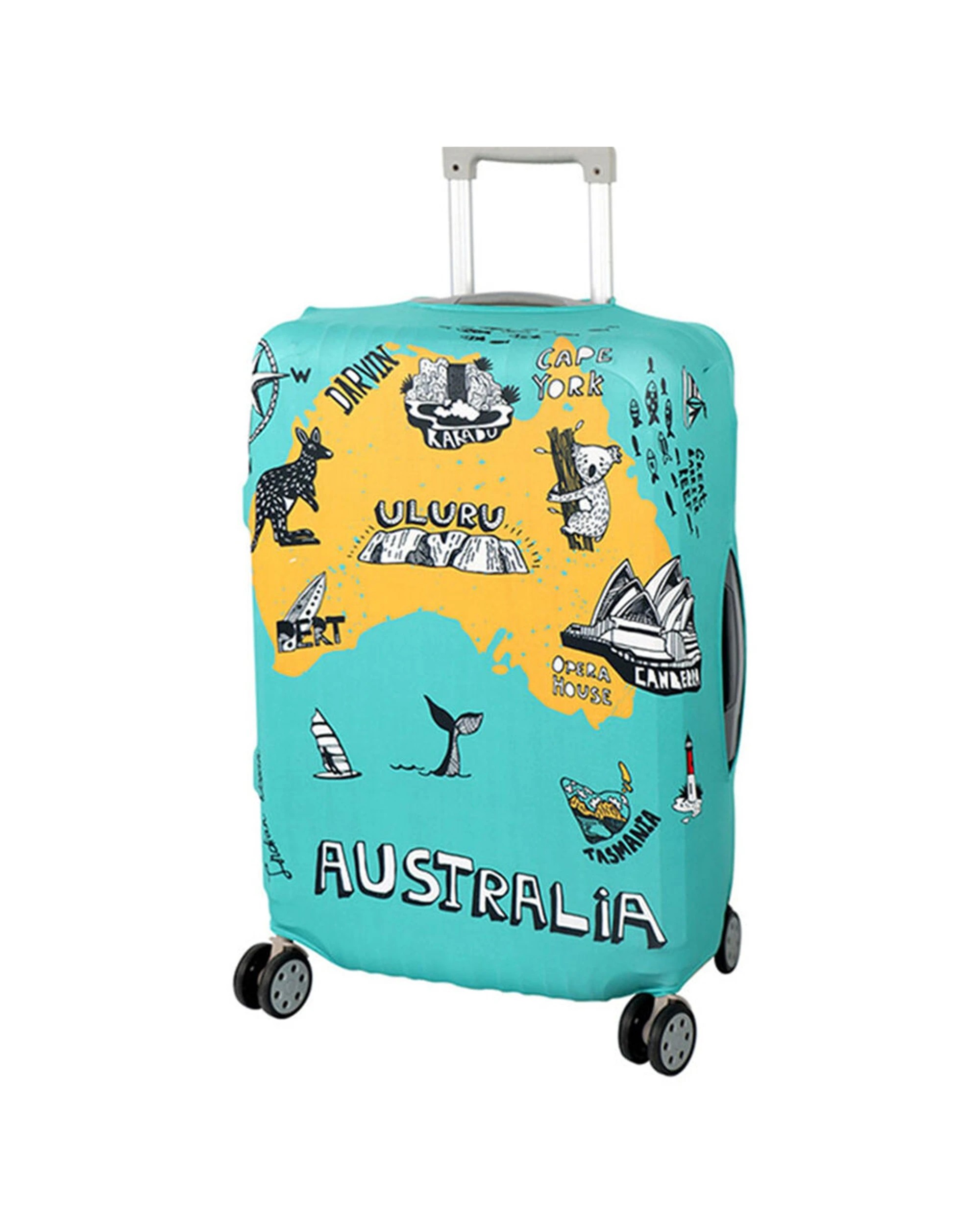 1 Tosca Luggage Suitcase Protection Cover Large - Multi, 1 of 1