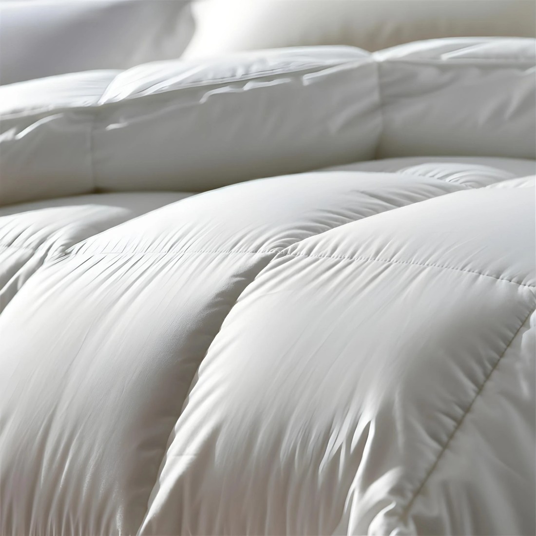 4 Royal Comfort 50% Goose Feather 50% Down 500GSM Quilt Duvet Deluxe Soft Touch Double - White, 4 of 4
