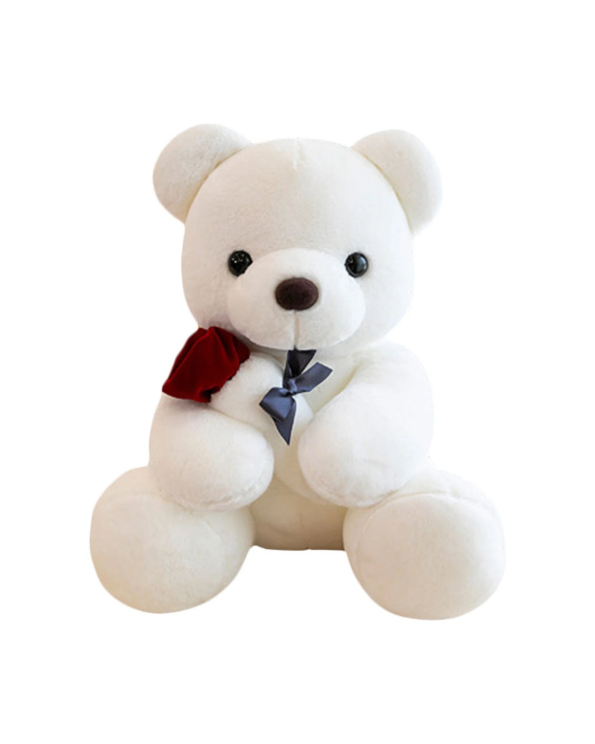 1 Cotton More Coral Fleece Bear Stuffed Animal Plush Toy 50cm - White, 1 of 1