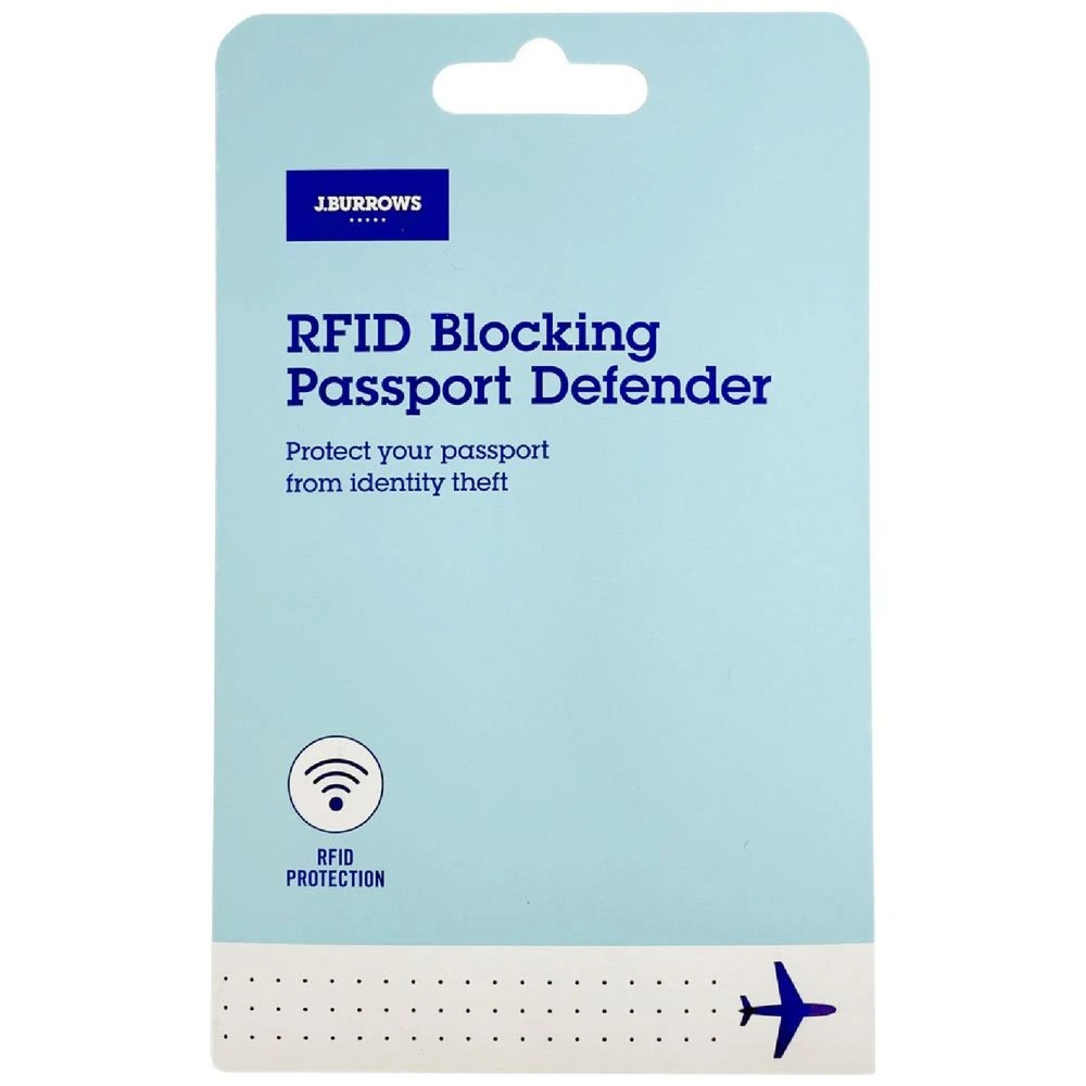1 J.Burrows RFID-Blocking Travel Passport Sleeve, 1 of 4
