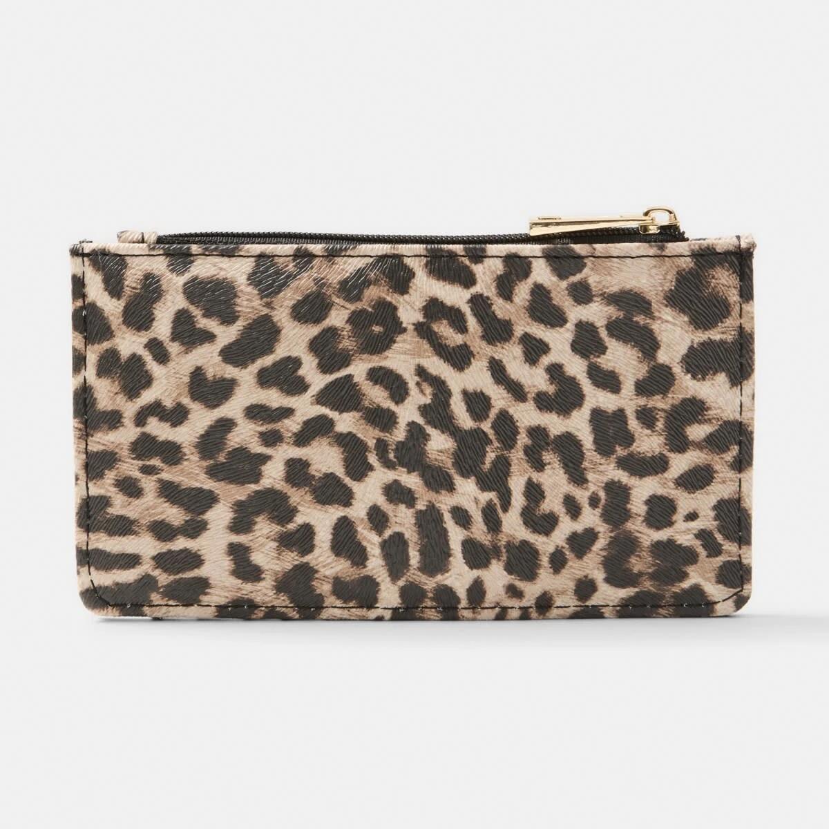 2 Zip Card Purse LEOPARD BROWN COCO, 2 of 4