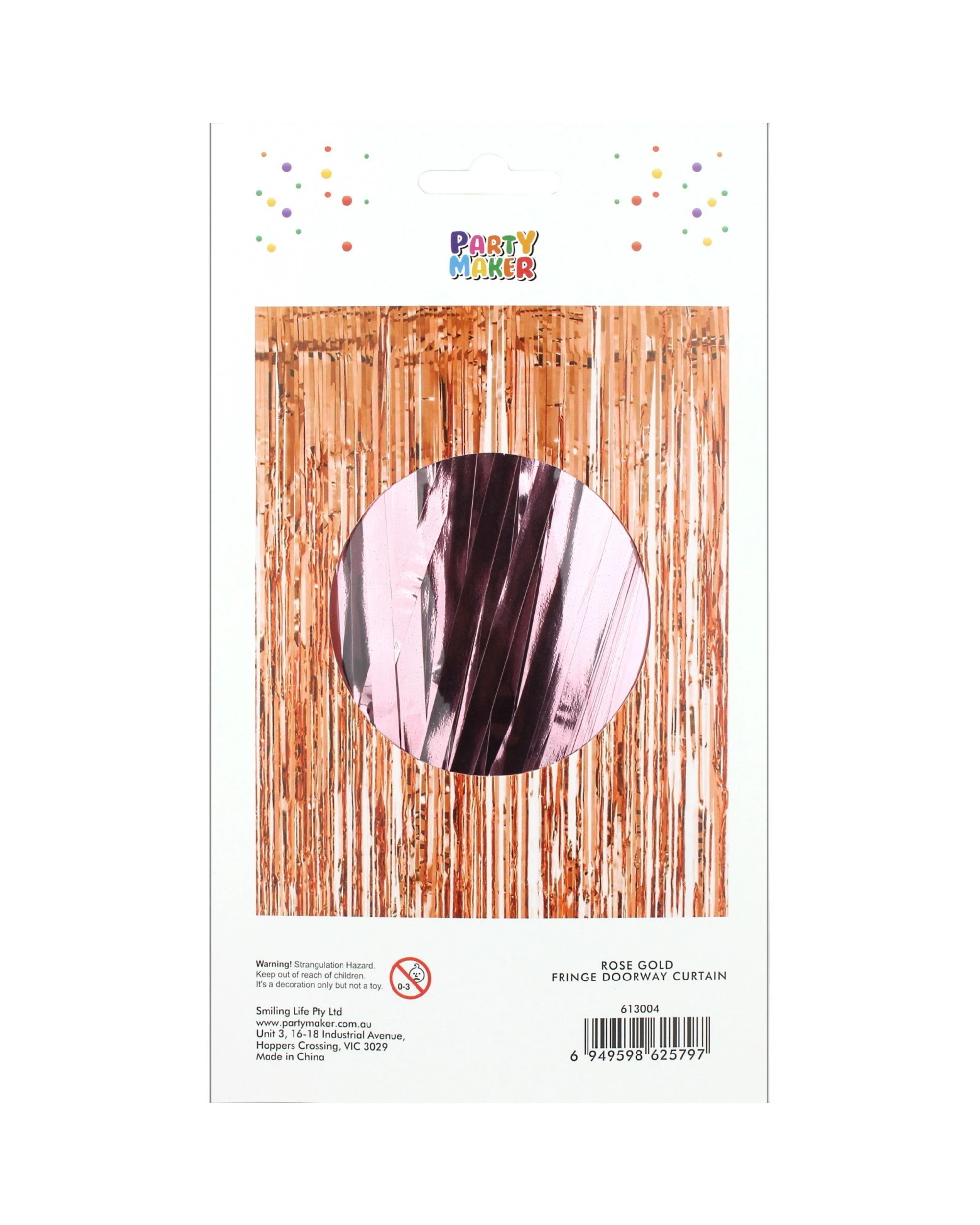 2 Metallic Rose Gold Foil Backdrop Curtain 100cm x 200cm - Rose Gold, 2 of 3