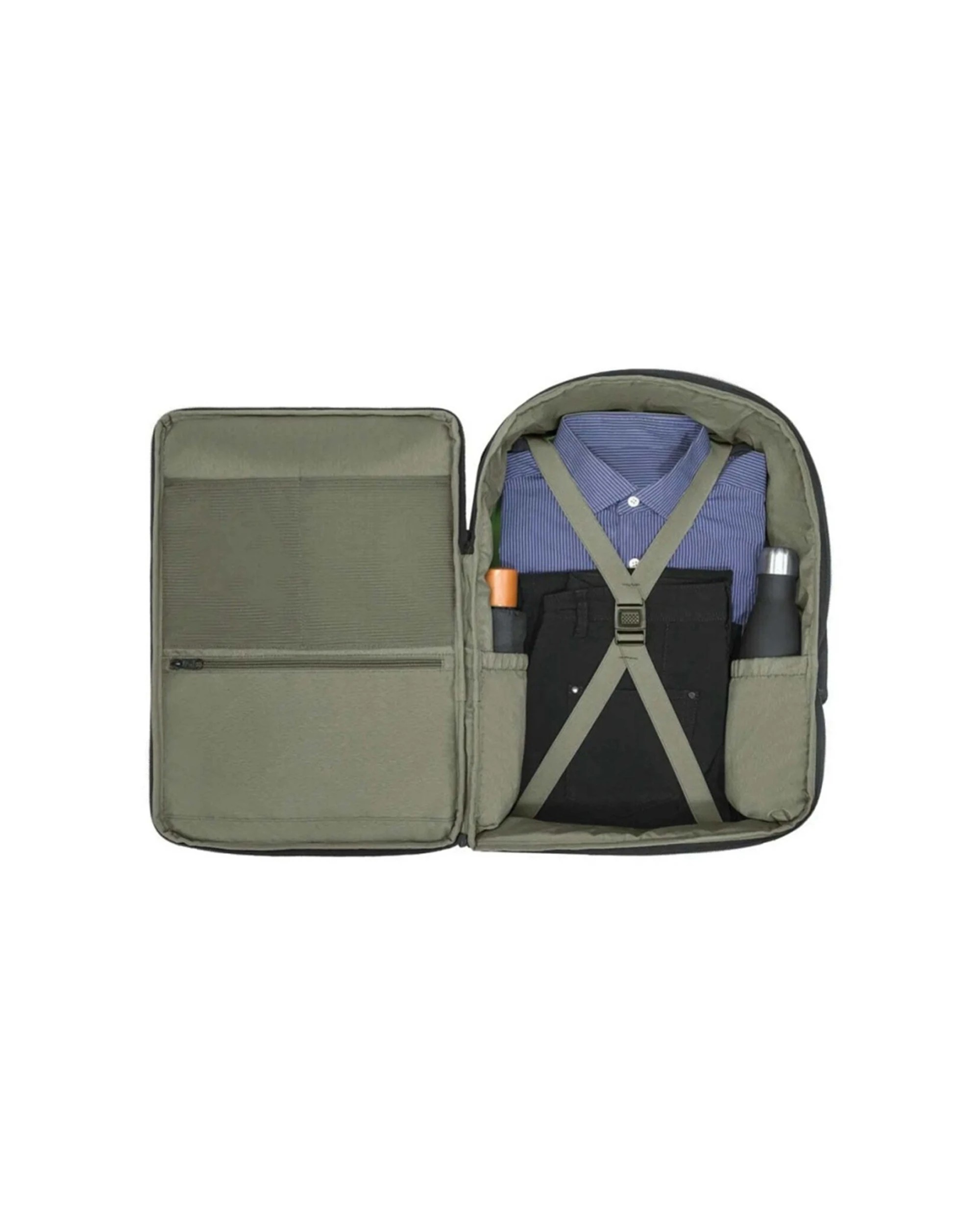 2 Wenger UrbanOne Travel Laptop Compartment Recycled PET Backpack Fits 15.6in - Black, 2 of 7