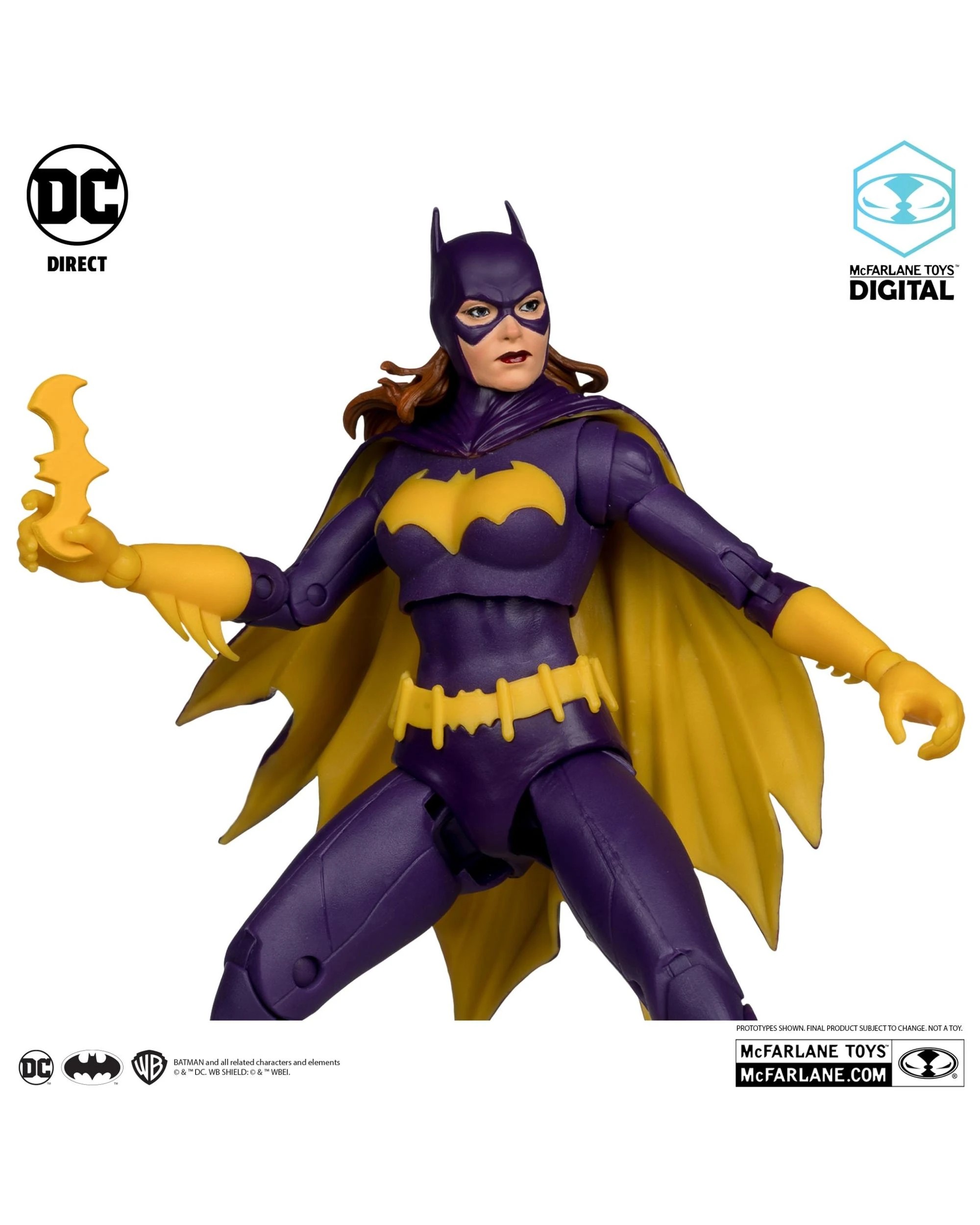 5 McFarlane Digital DC Direct DC Classic Batgirl 7 inch Action Figure, 5 of 9