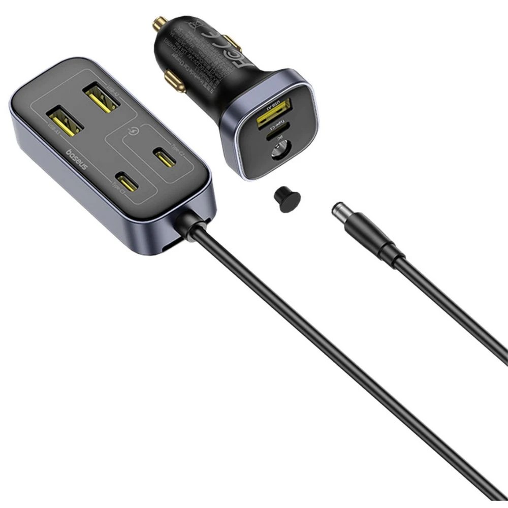 1 Baseus BackseatPal L1 Car Charger 110W Black, 1 of 4