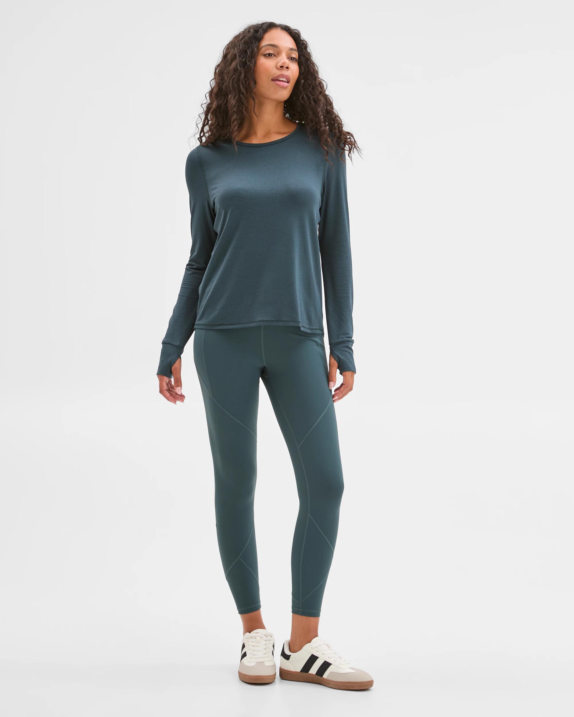 2 Target Active Infinity Sculpt High Rise 7/8 Length Tights PINE, 2 of 4