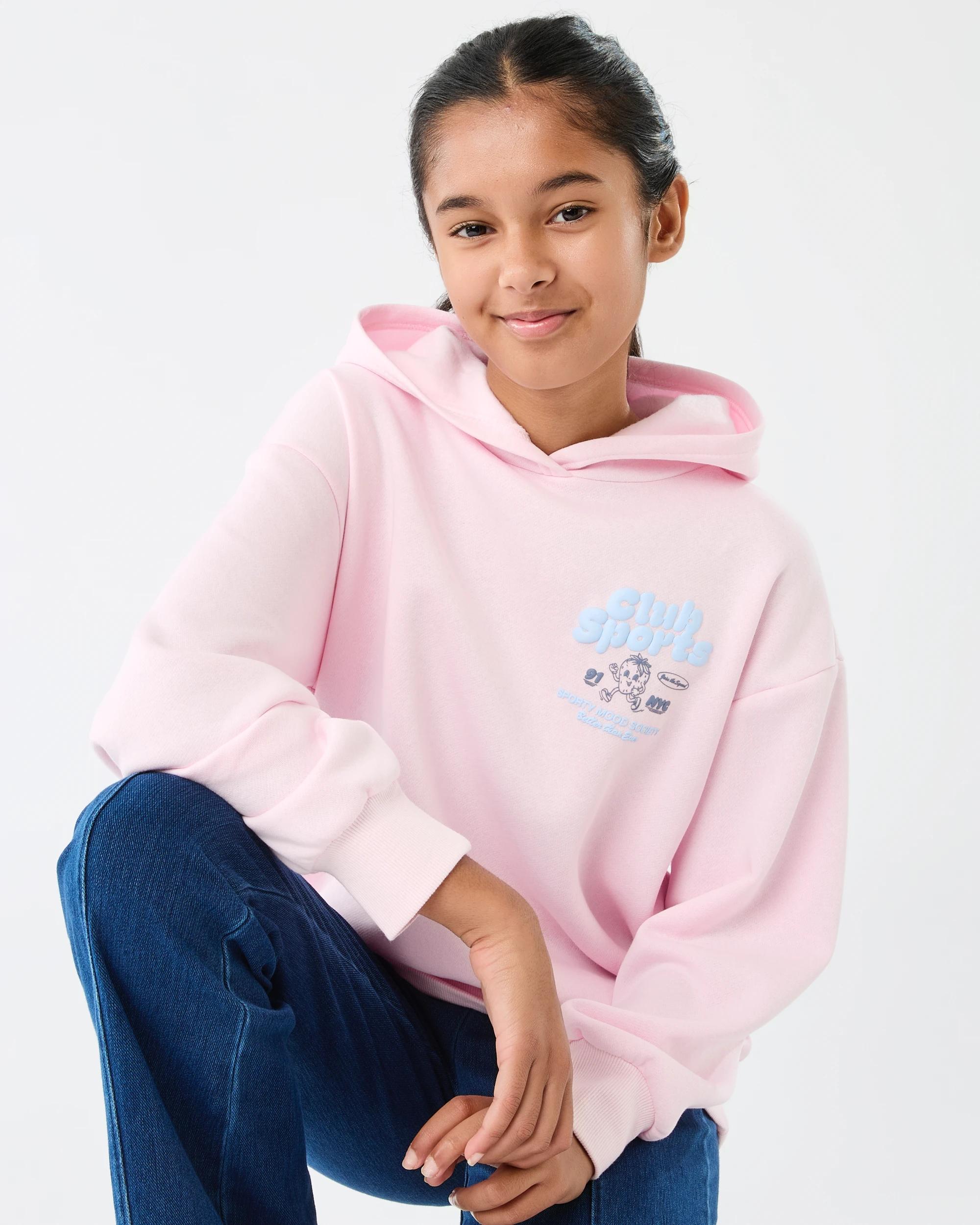 6 Oversized Hoodie Pink Club, 6 of 7