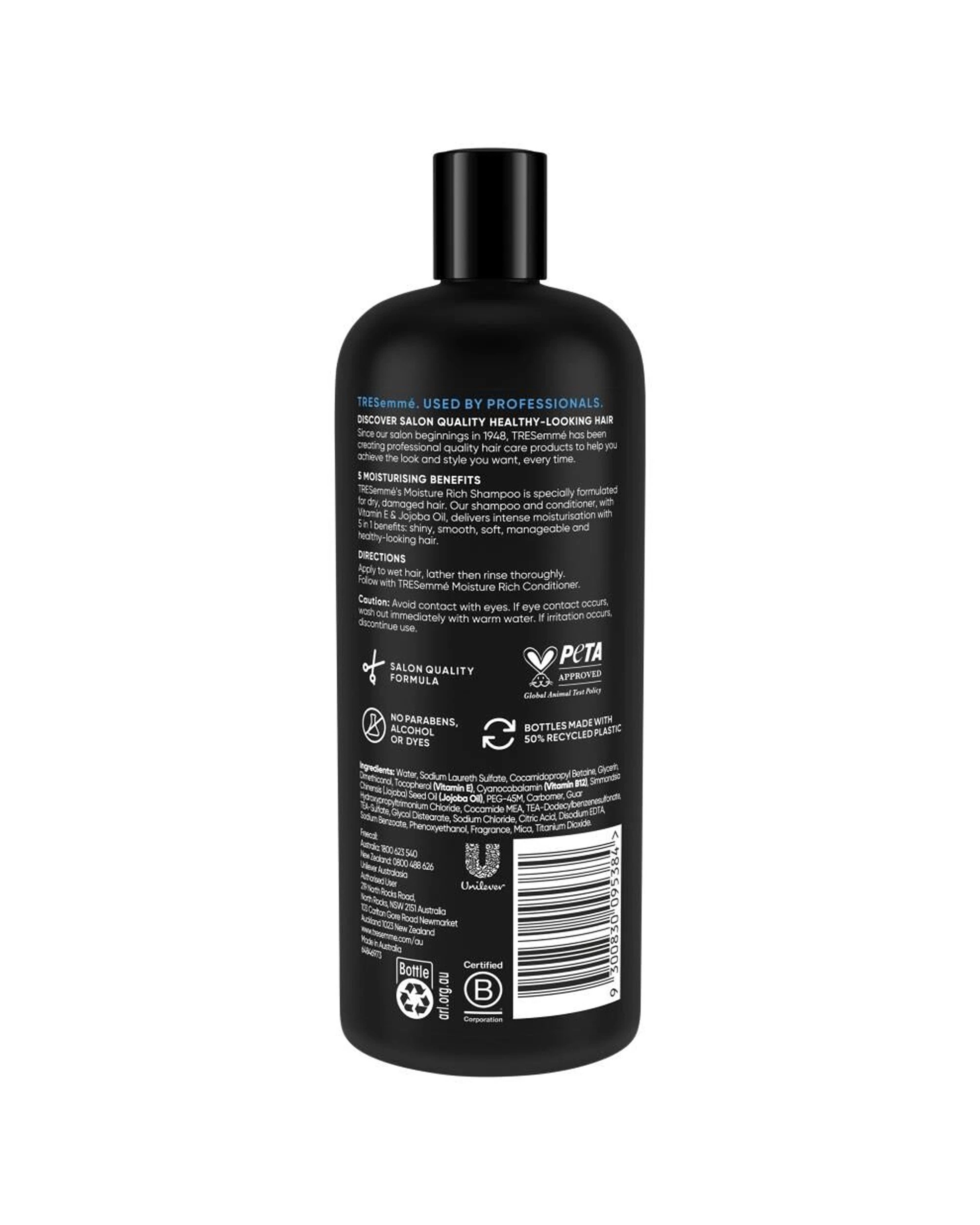 3 TRESemme 4PK Shampoo Luxurious Moisture For Dry Damaged Hair 750ml - Multi, 3 of 3