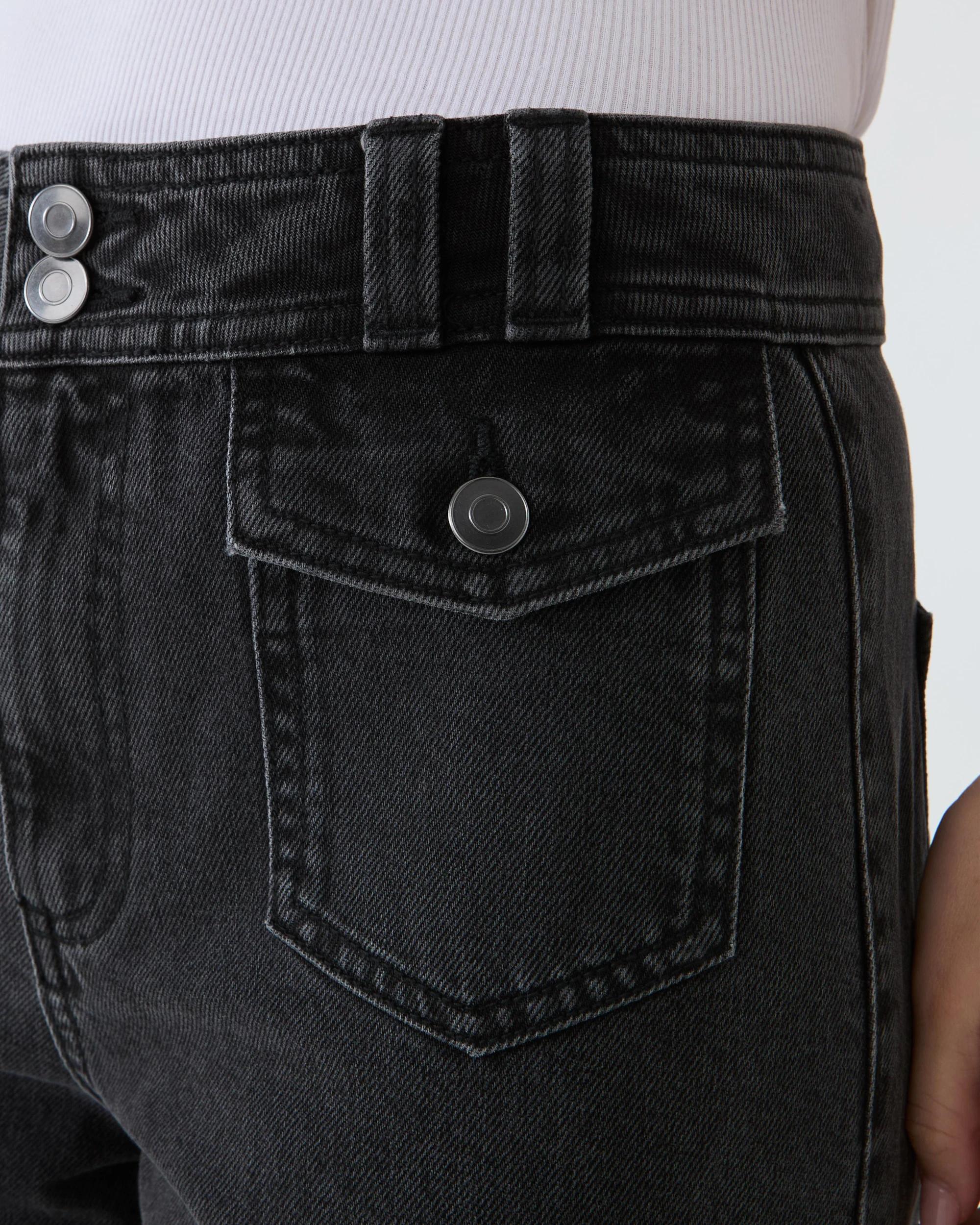4 Detail Pocket Jeans Black Wash, 4 of 7