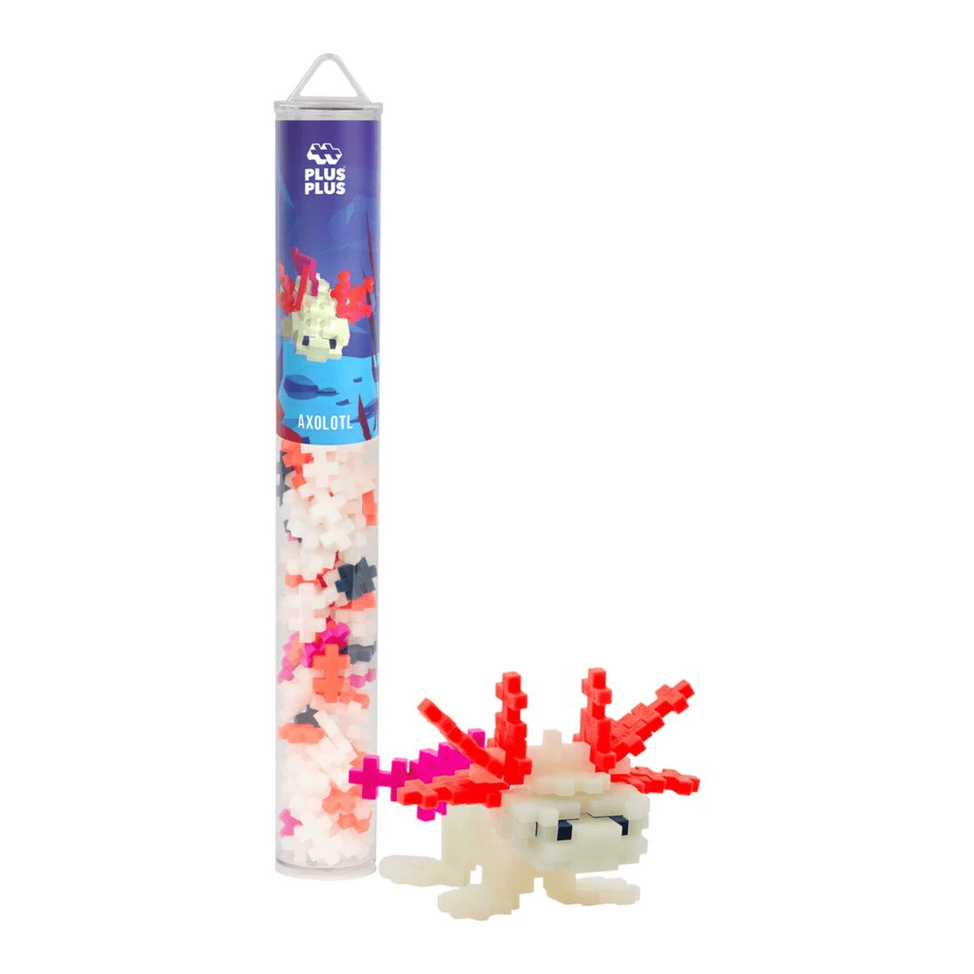 1 Plus-Plus Axolotl 100 Pieces, 1 of 5