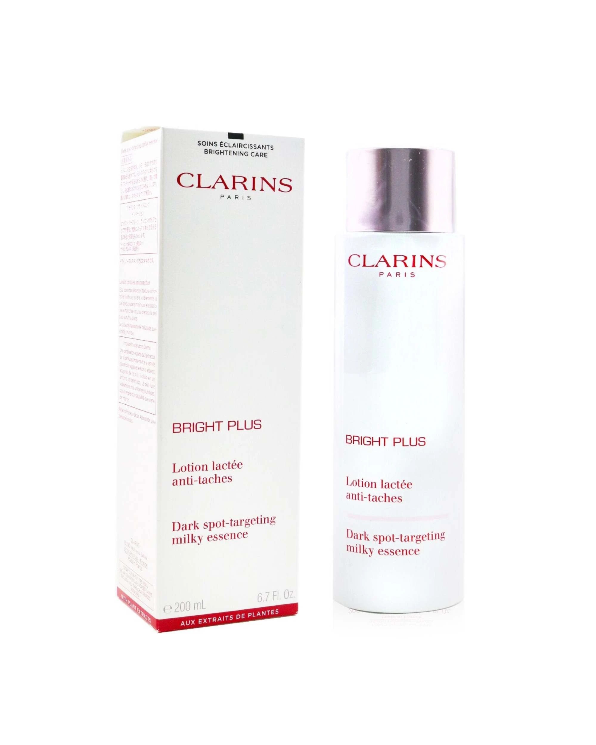 2 Clarins Bright Plus Dark Spot Targeting Milky Essence  200ml/6.7oz, 2 of 3