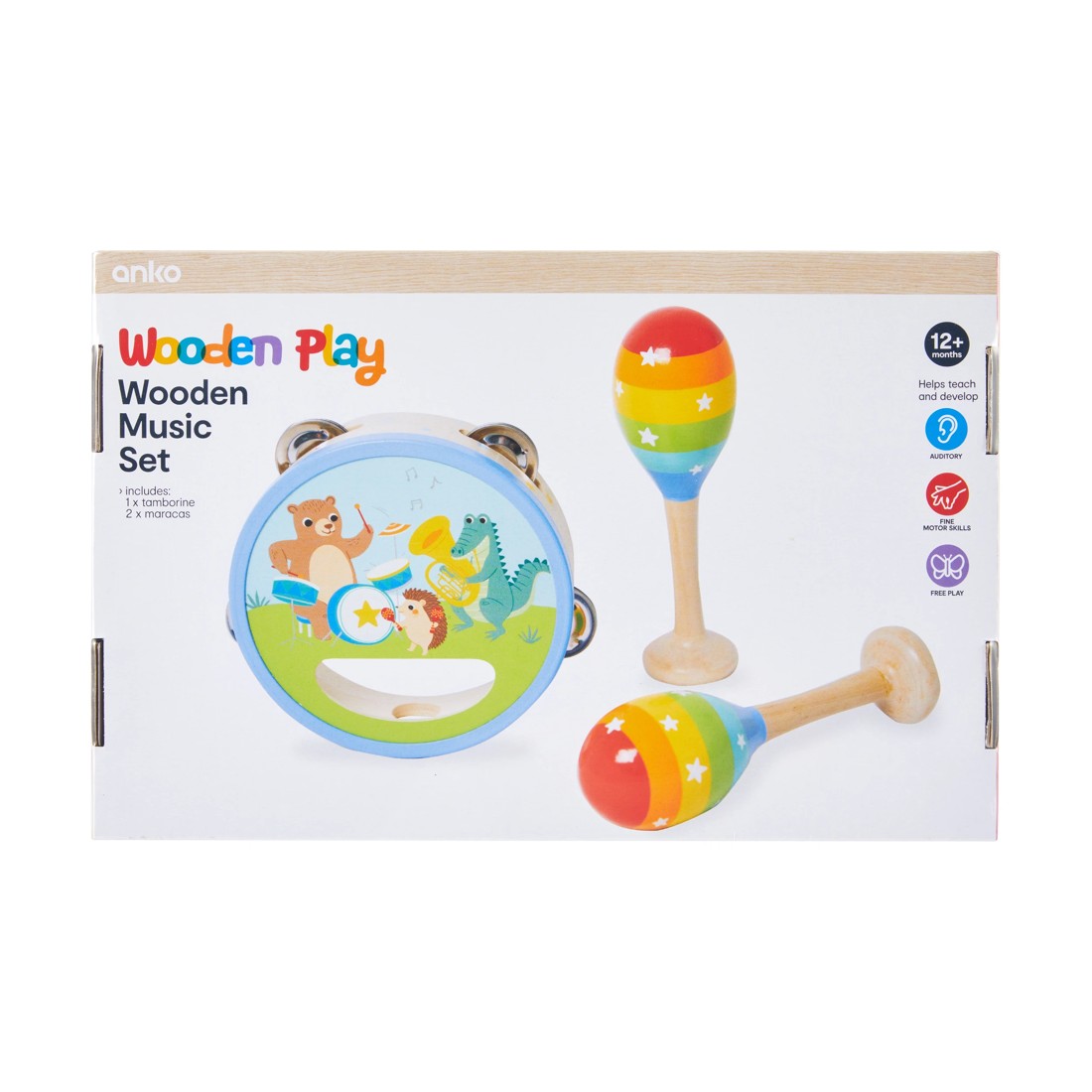 5 Wooden Music Set, 5 of 5