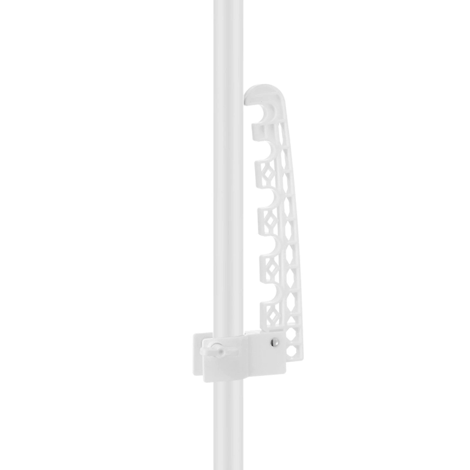 4 Ausway 5-Tier Floor to Ceiling Clothes Laundry Drying Rack Coat Hanger Organiser Adjustable Tension Pole, 4 of 6