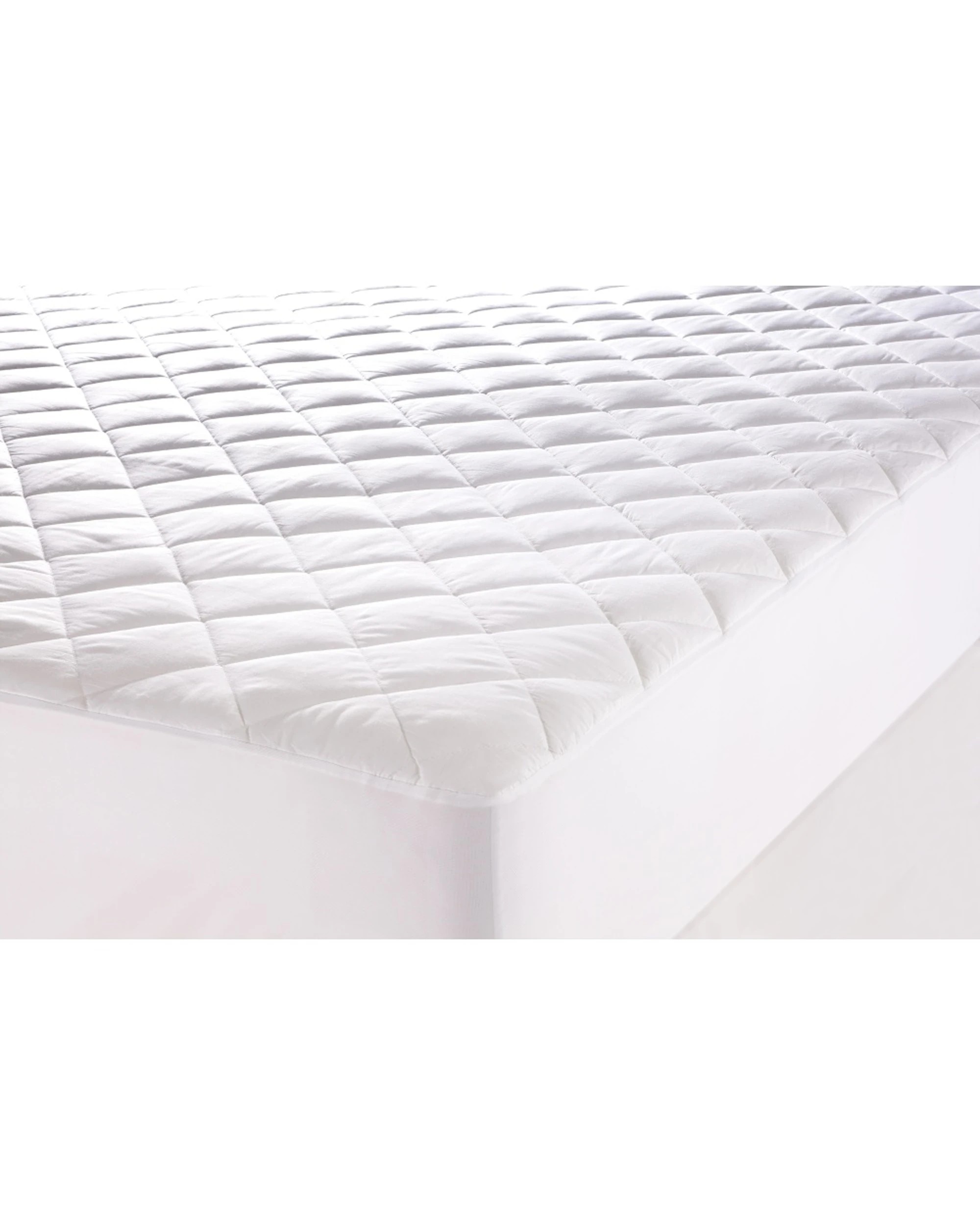 2 Jason Antibacterial Mattress Protector Allergy & Aathma Friendly Fully Fitted - White, 2 of 10