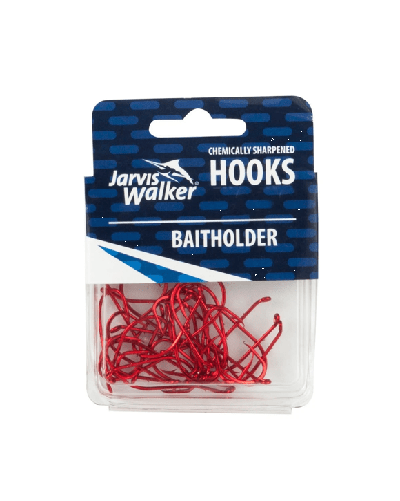 Jarvis Walker 50 Pack Baitholder Hooks - Size 2/0