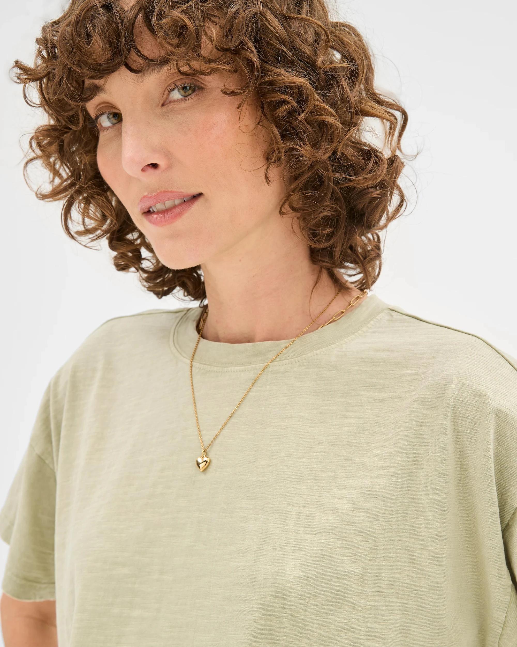 5 Target Australian Cotton Relaxed Slub T-Shirt ALOE VERA, 5 of 7