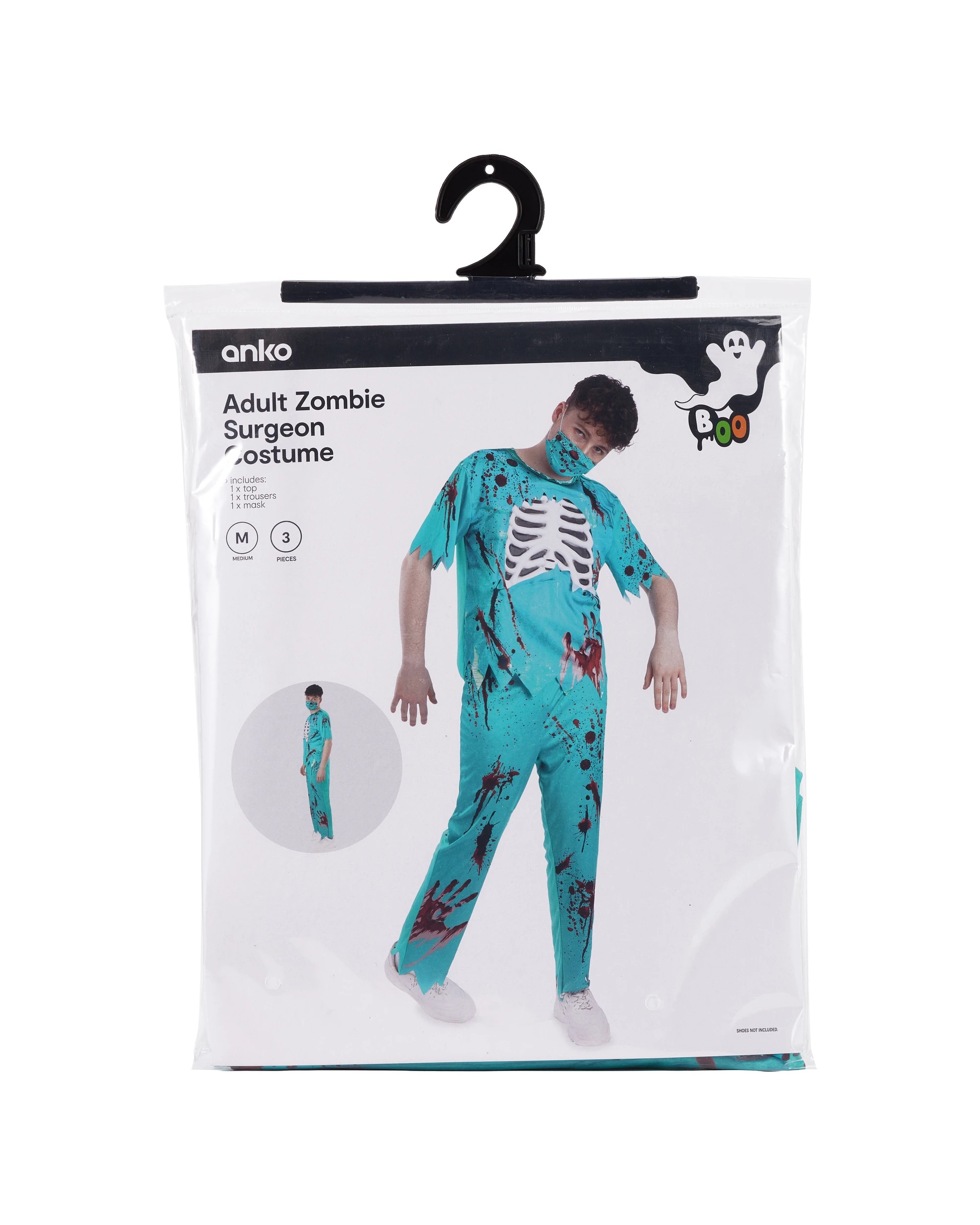 9 3 Piece Zombie Surgeon Costume - Adult, 9 of 10