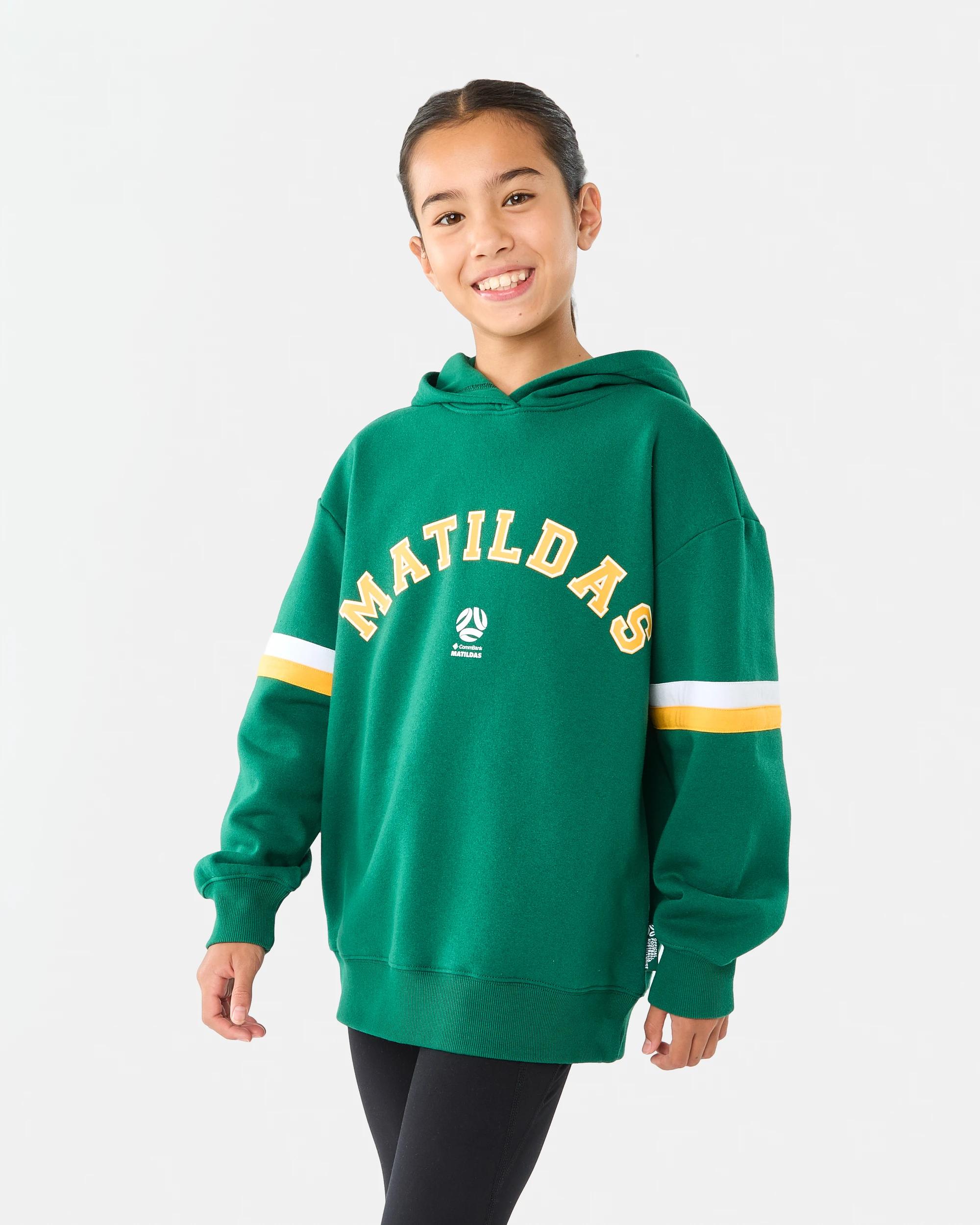 1 Matildas Youth Hoodie Green, 1 of 7