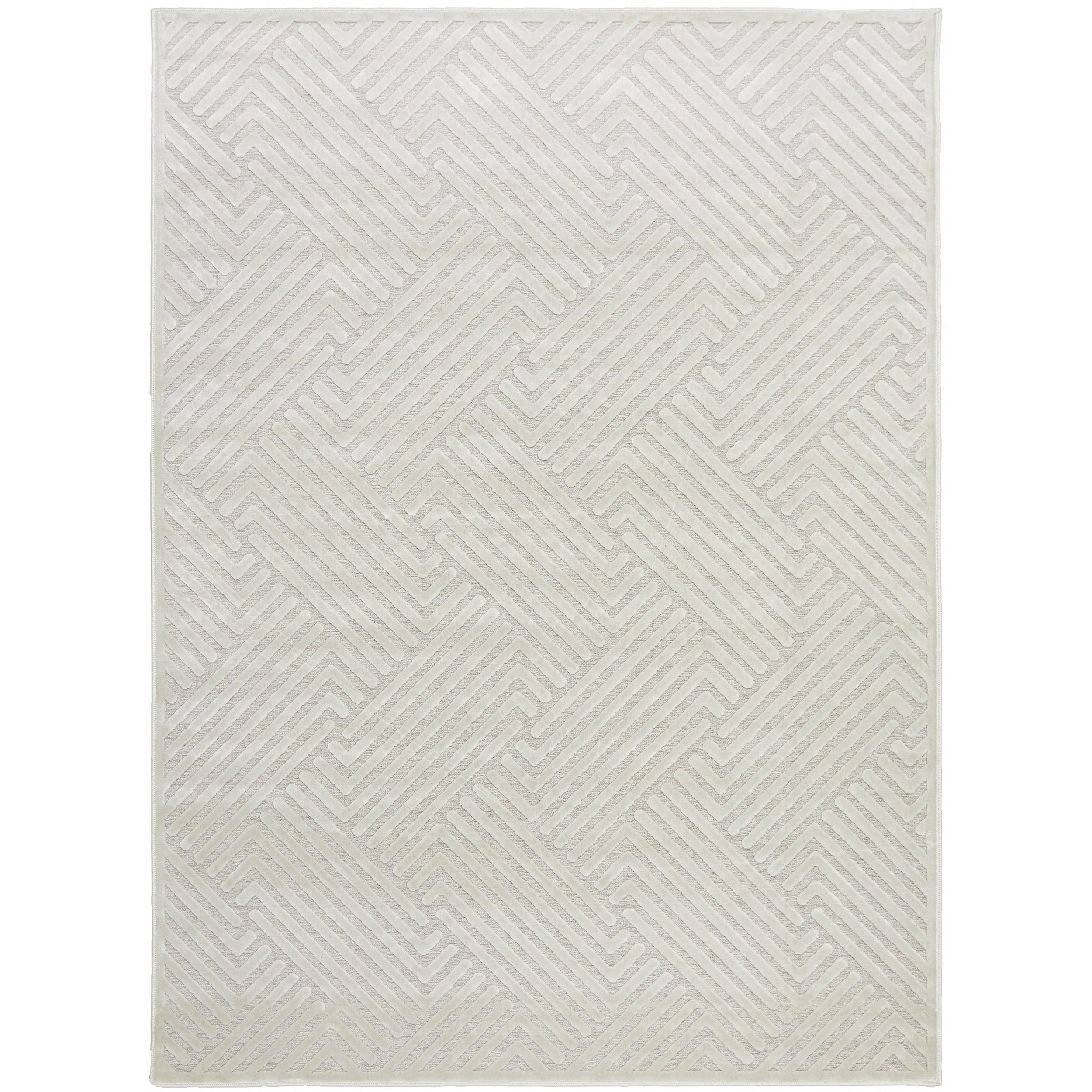 1 Common Ground Rugs Citadel 47 400x300cm - White, 1 of 9
