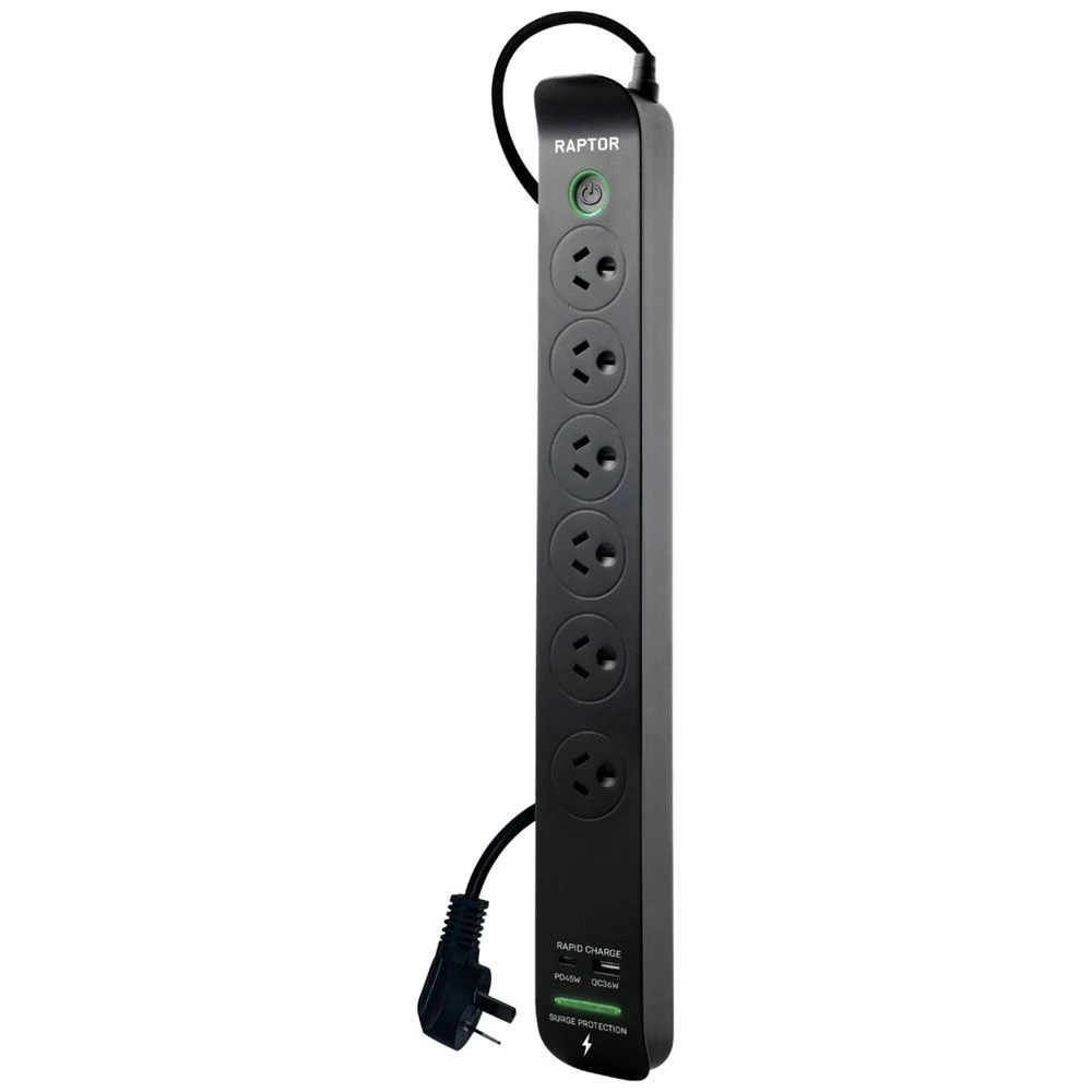 1 Jackson Raptor Surge Protected 6P Master Switch Powerboard, 1 of 4