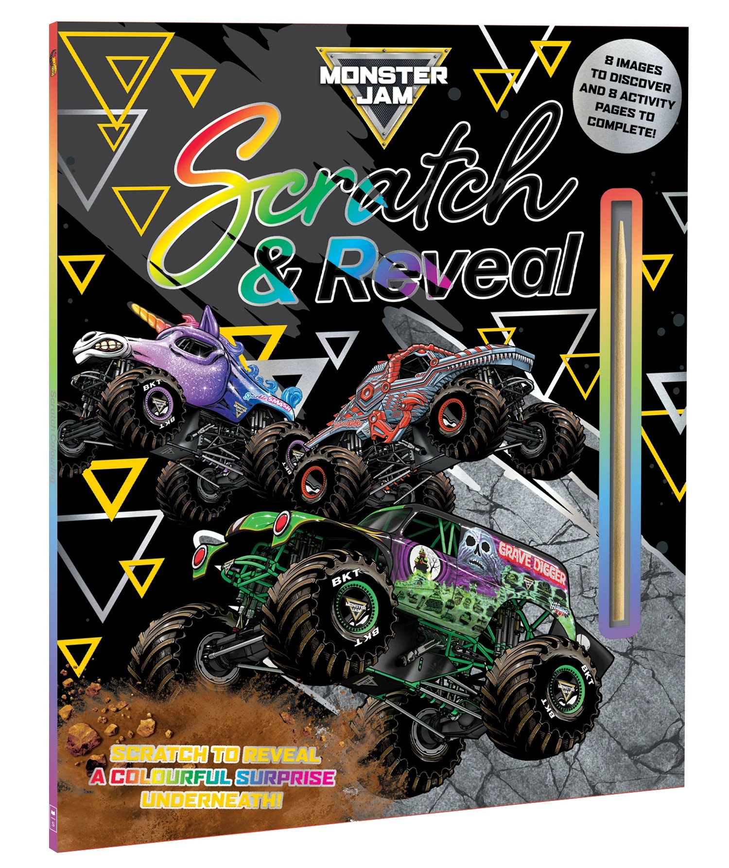1 Monster Jam: Scratch and Reveal - Book, 1 of 5