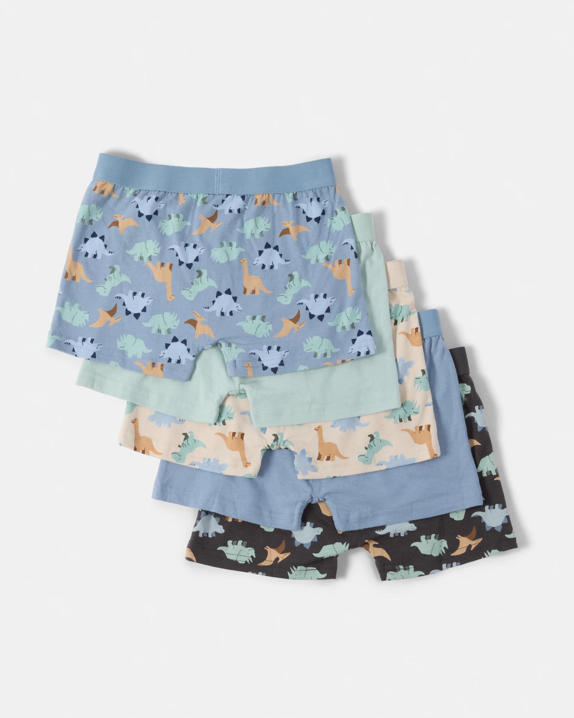 2 5 Pack Print Trunks Dino Multi, 2 of 7