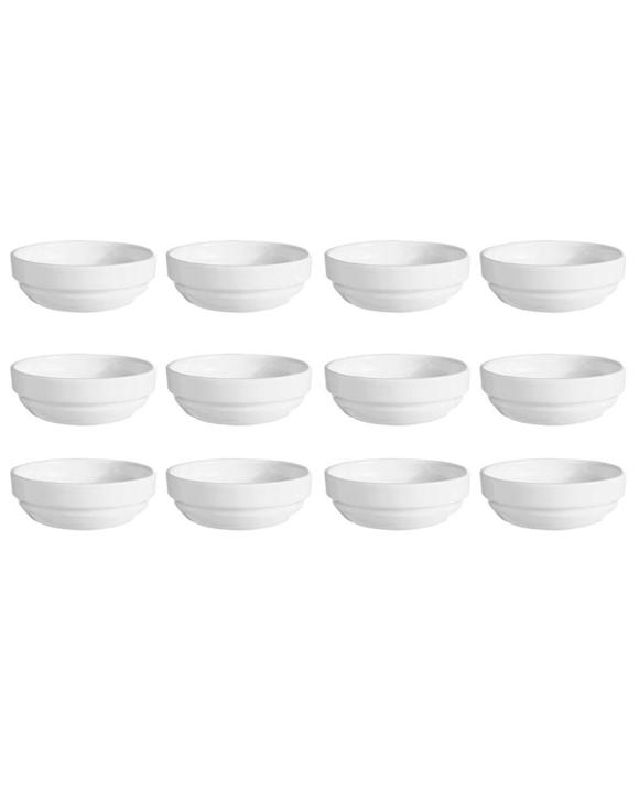 Australian Fine China Flinders Stackable Soup Bowl 113mm  Set of 12