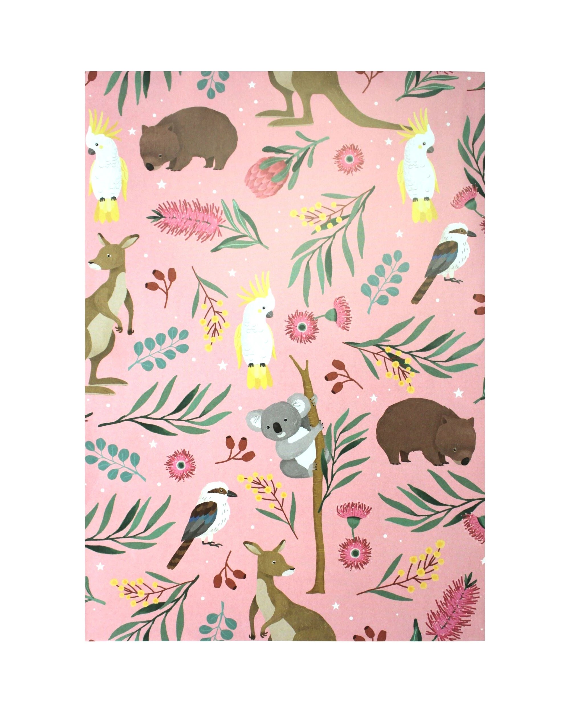 1 Artwrap Aussie Bush Animals Wrapping Paper 1 Sheet, 1 of 1