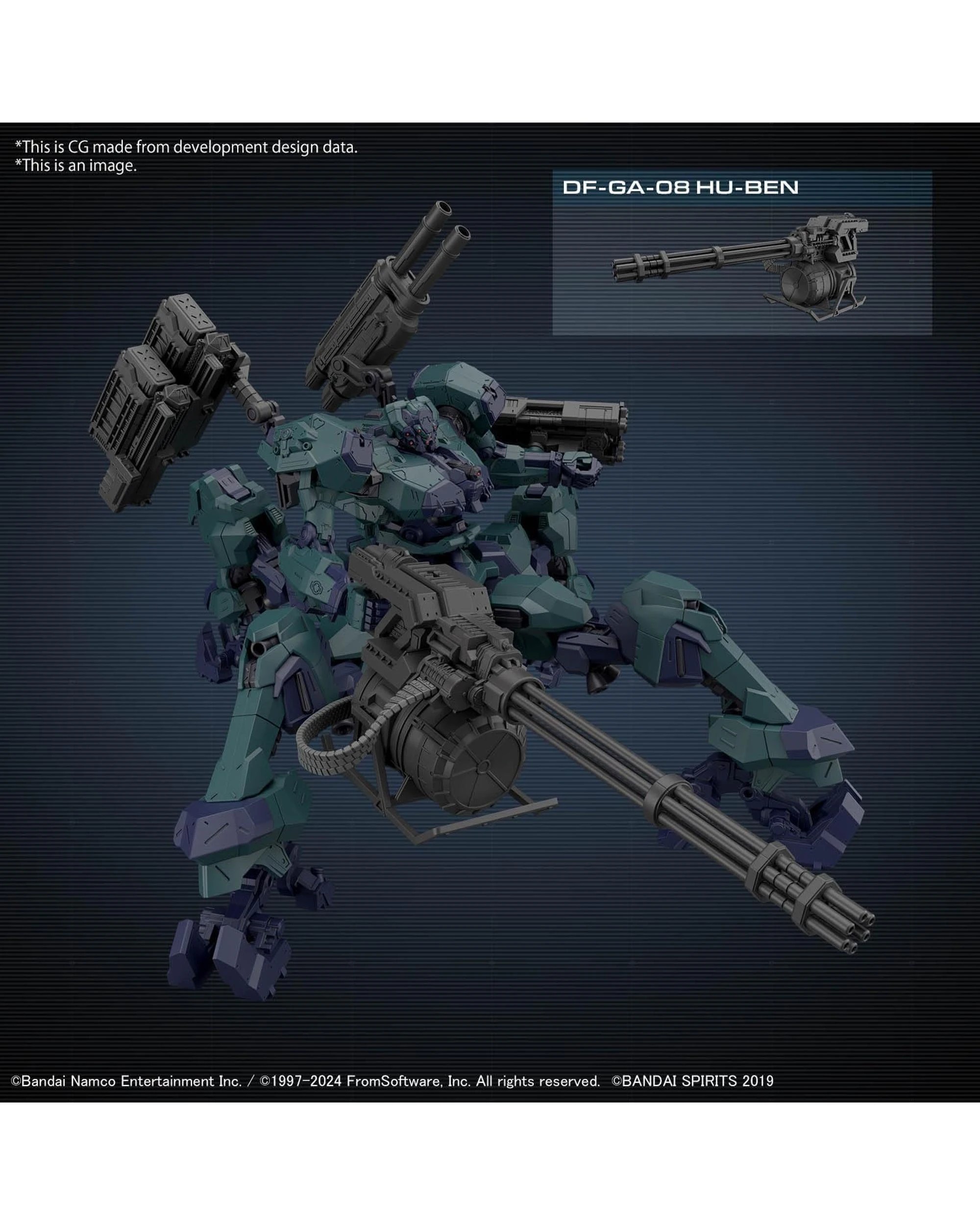 3 Bandai 30MM Armored Core VI Fires Of Rubicon Balam Industries BD-011 Melander Liger Tail Model Kit, 3 of 8