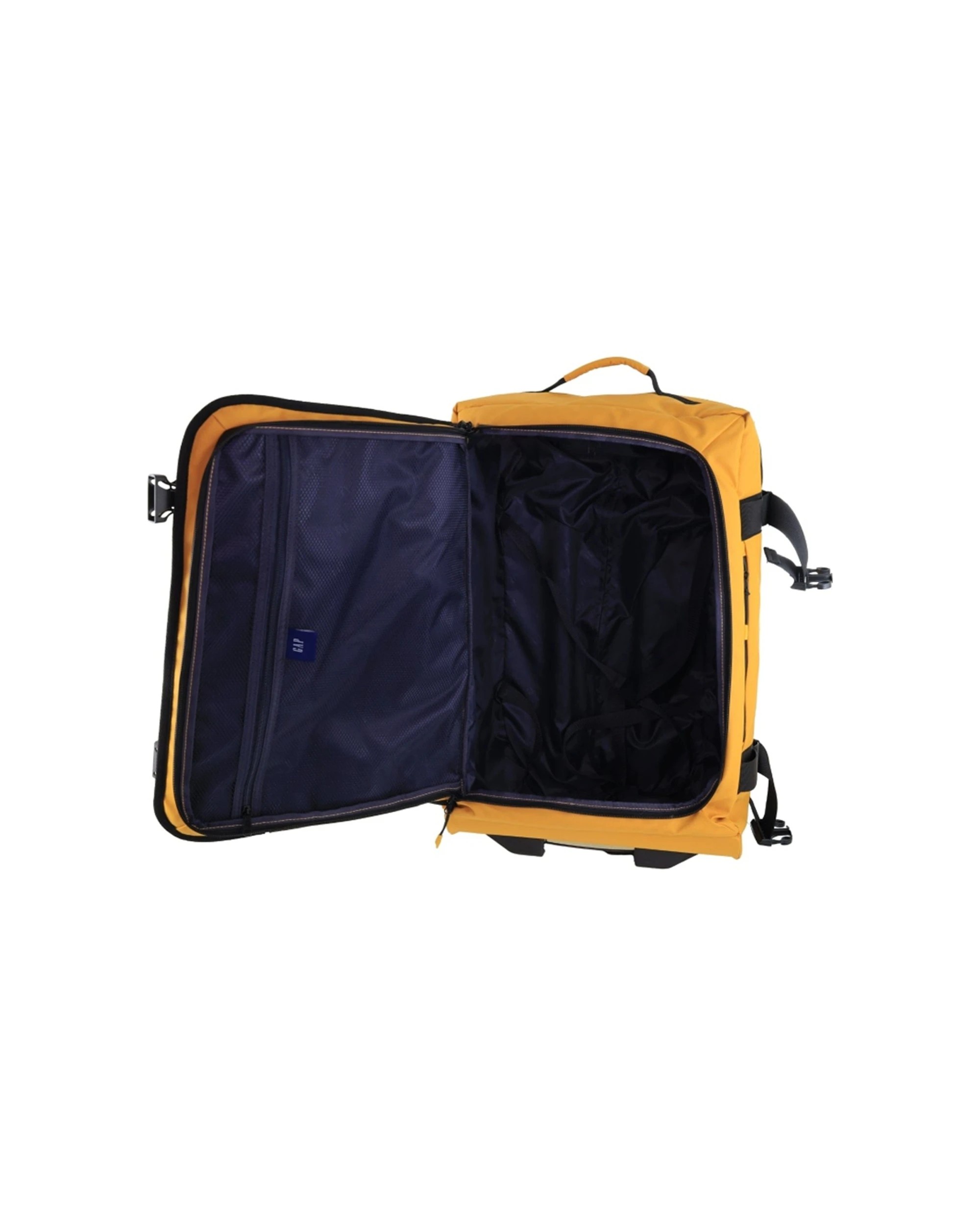 3 GAP Travel Medium Soft Shell Suitcase Lockable Trolley Luggage 62cm - Yellow, 3 of 7