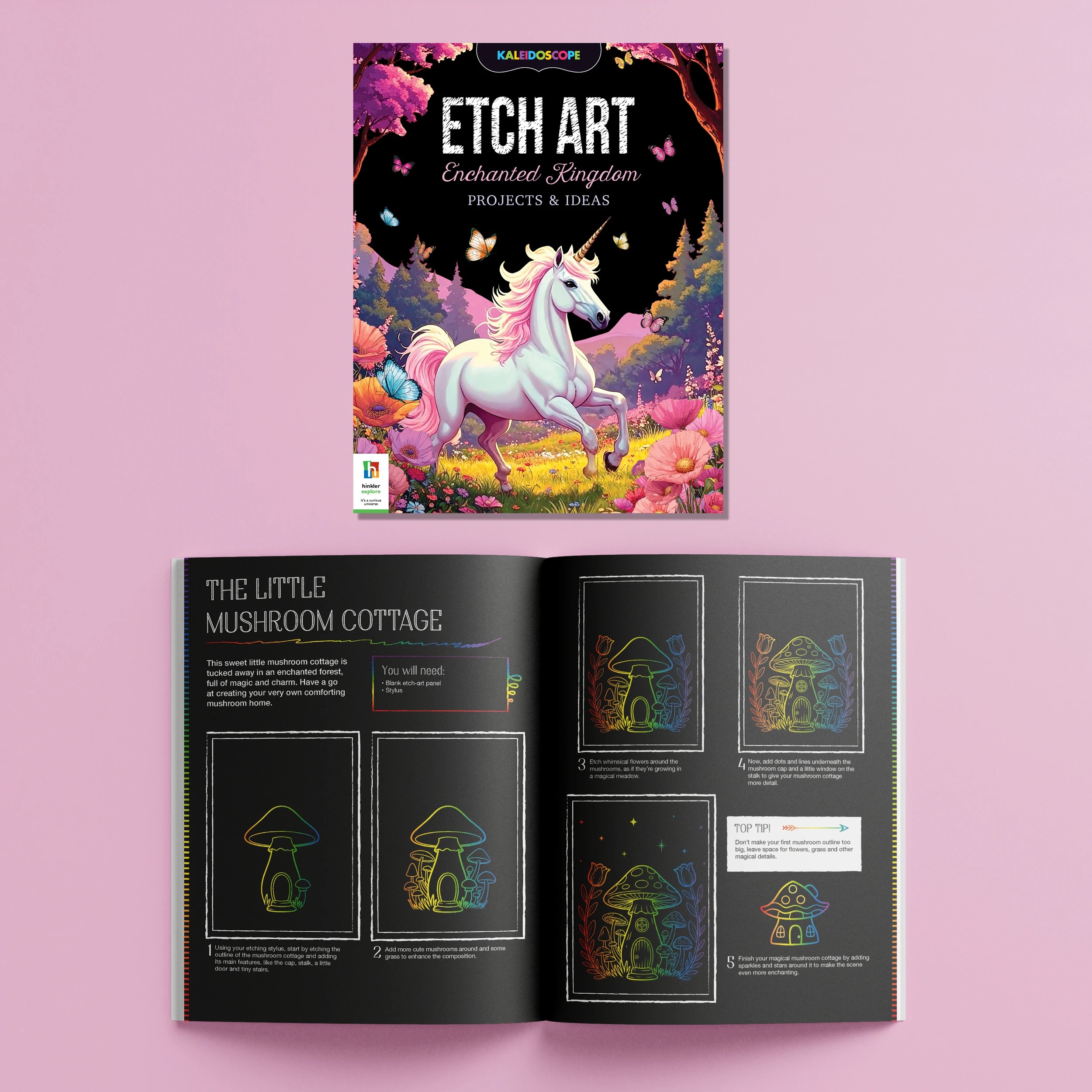 4 Kaleidoscope Etch Art Enchanted Kingdom - Book, 4 of 7