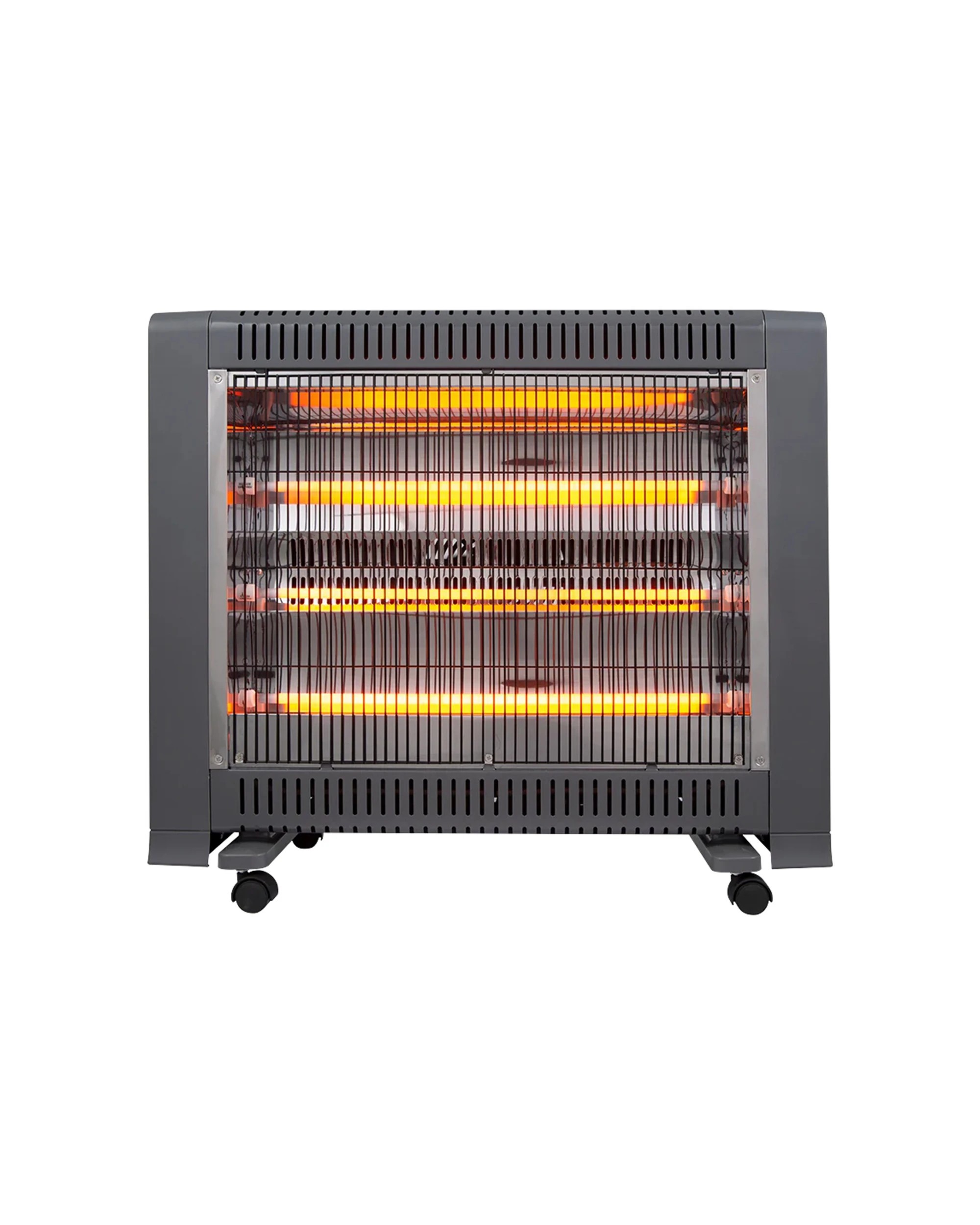 2 Goldair 65.5cm 2400w Radiant Heater W/ Thermostat Home Heating - Charcoal, 2 of 3