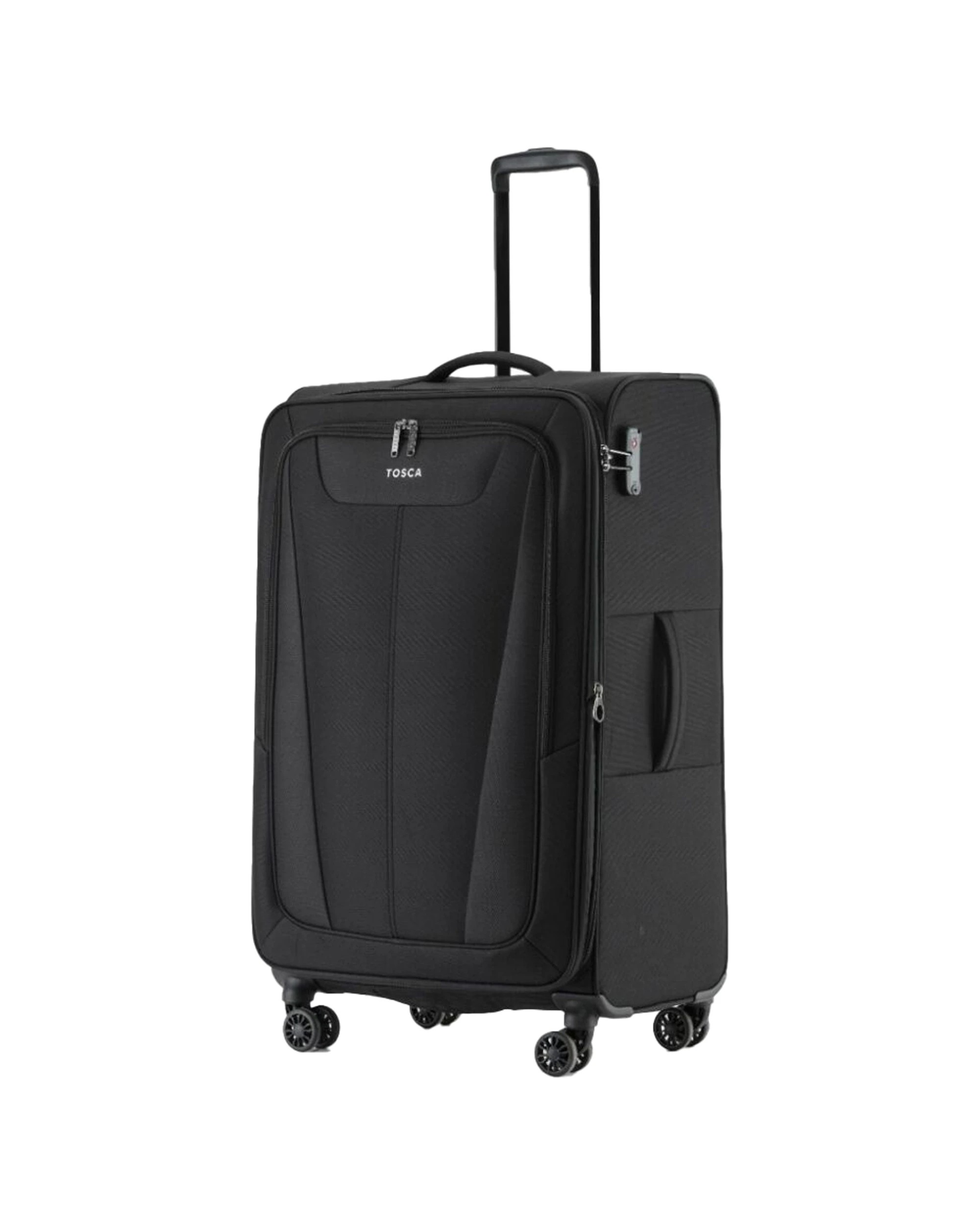 1 Tosca Altitude Carry-On Travel Suitcase Onboard Luggage With Lock - Black, 1 of 1