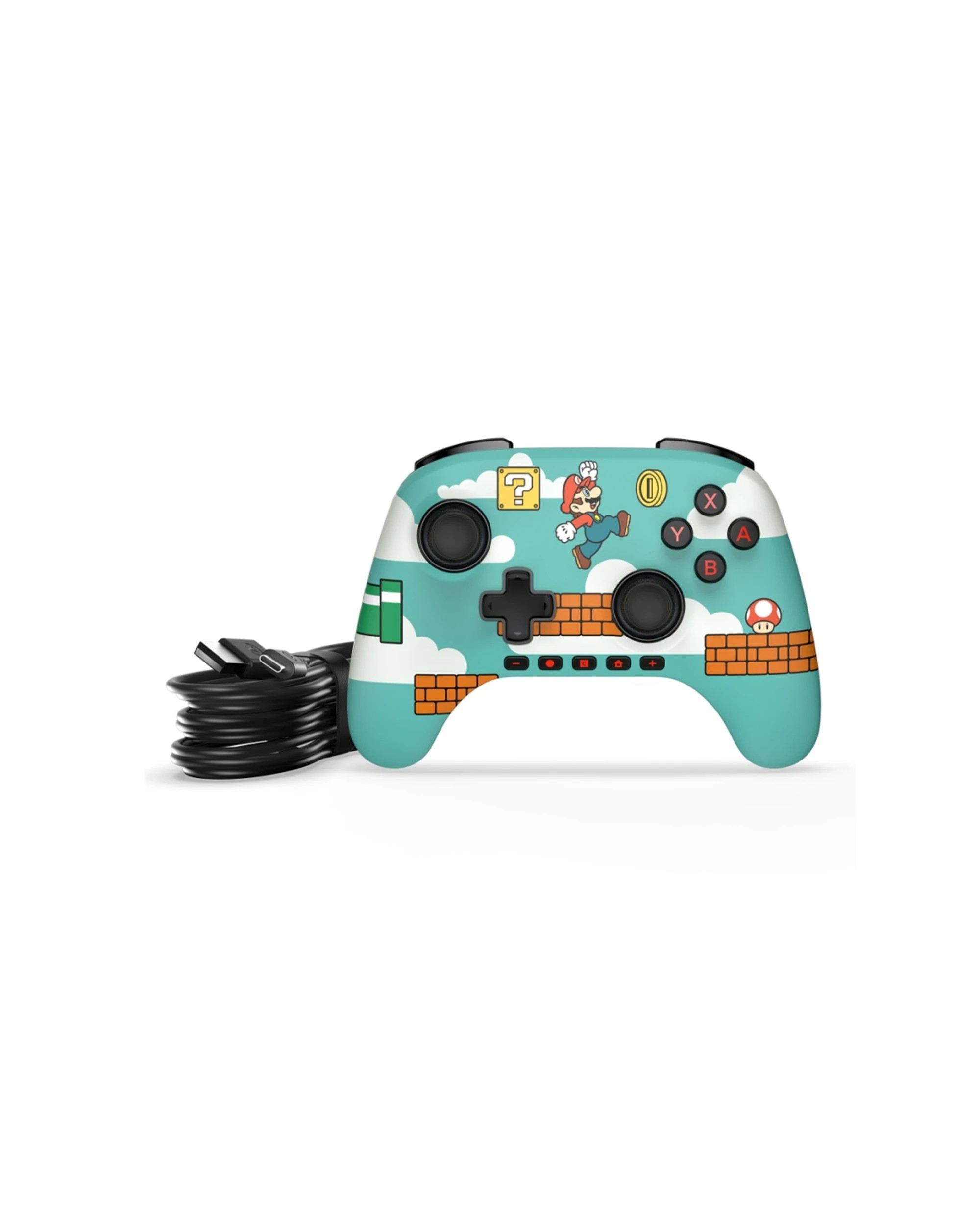 6 PowerA Nintendo Switch 2 Advantage Wired Gaming Controller Mario Time 3.5mm Jack - Multi, 6 of 6