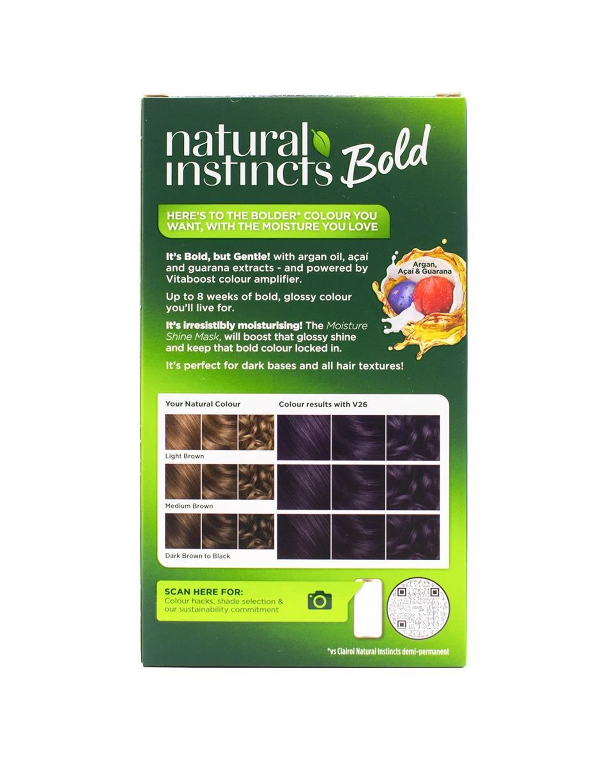 3 Clairol 6PK Permanent Hair Colour Instincts V26 - Purple, 3 of 5