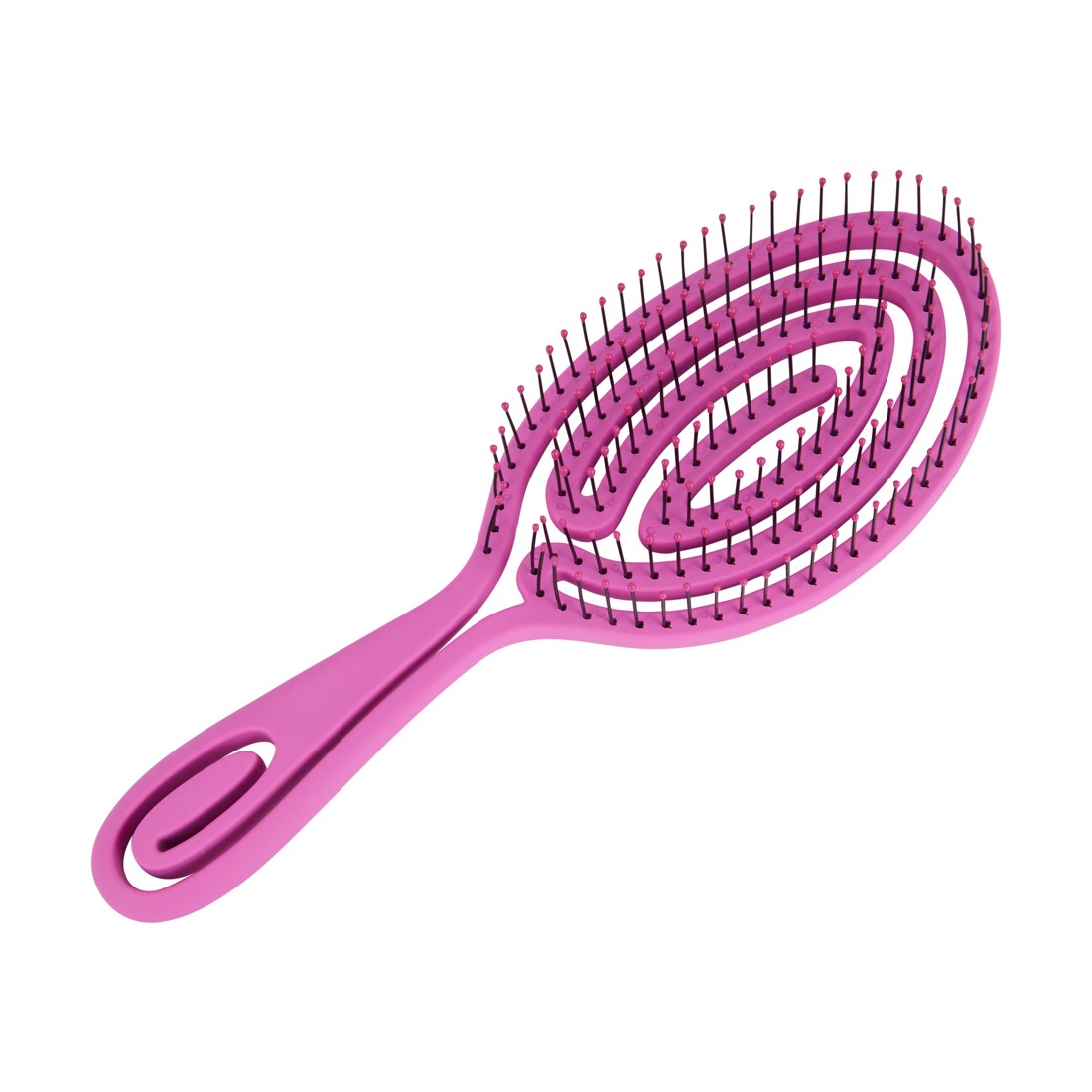 1 OXX Haircare Styling Flexible Paddle Brush - Pink, 1 of 3