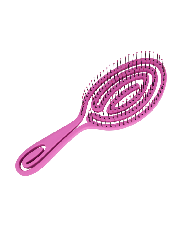 OXX Haircare Styling Flexible Paddle Brush - Pink