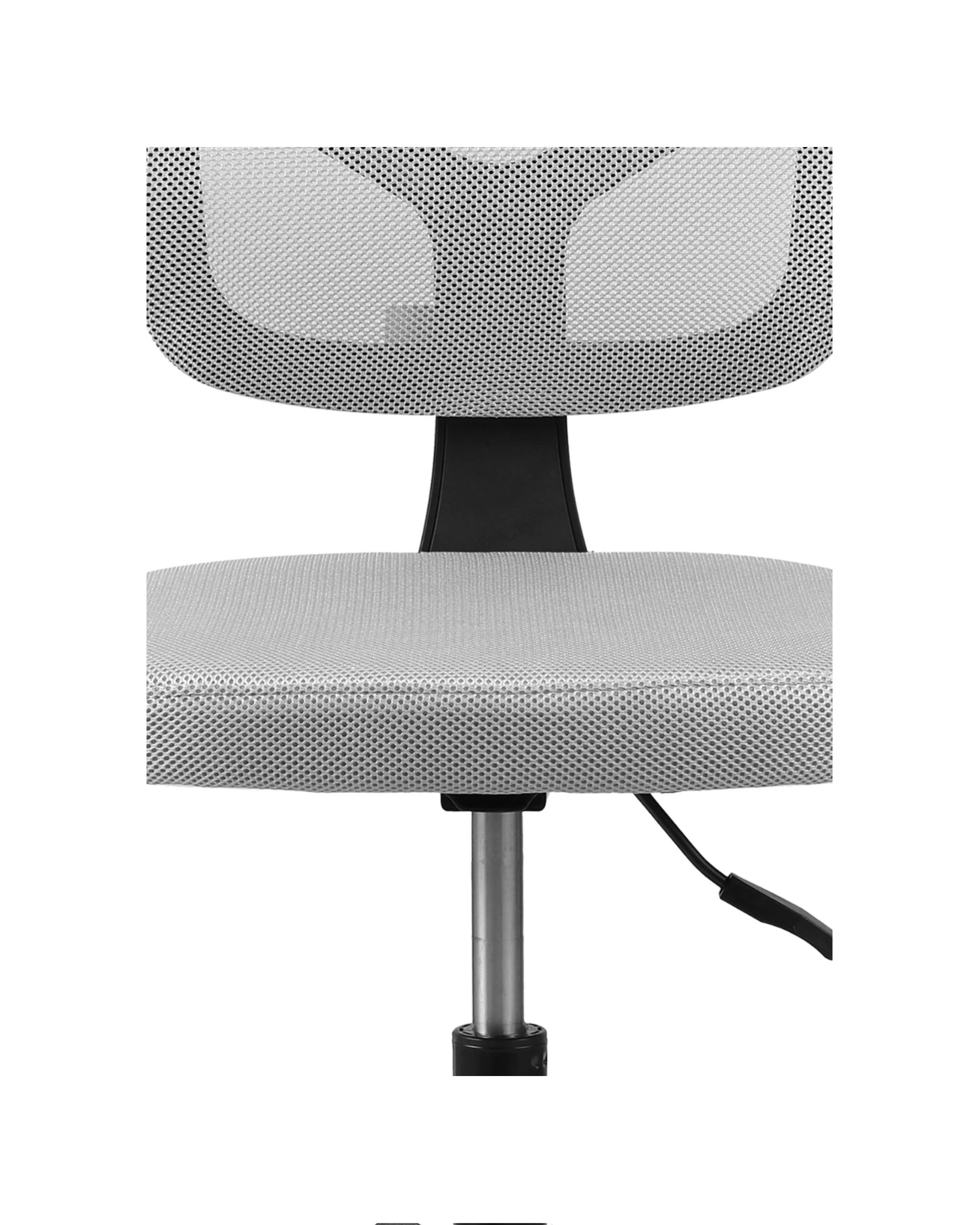 6 Artiss Ergonomic Armless Office Chair Mesh, Home Office Desk Chair Height Adjustable - Grey, 6 of 7